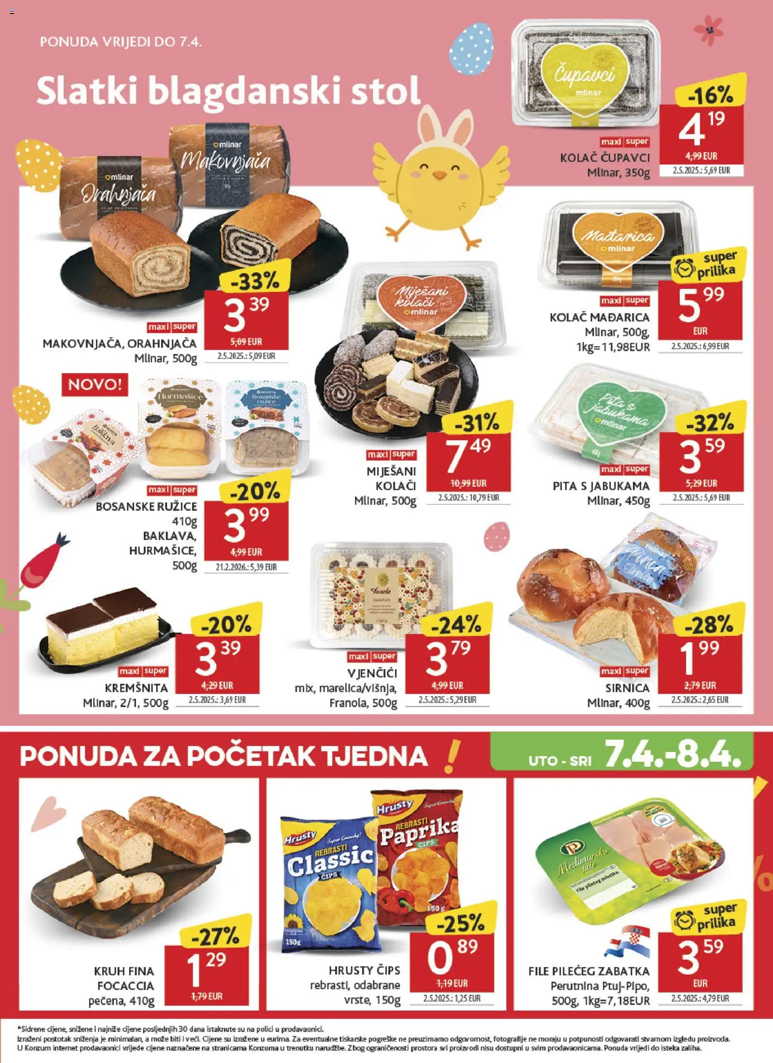 Konzum HR akciós ujság - amely érvényes a következő dátumtól: 01.04.2026 | Oldal: 35 | Termékek: Pita