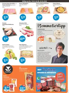 V-Markt Angebote ab 19.03.2026 gültig | Seite: 3 | Produkte: Baguette, Käsekrainer, Schweinefilet, Champignons
