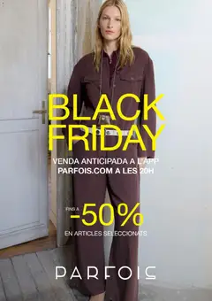 Vista previa Parfois Black Friday válido desde el 27.11.2025
