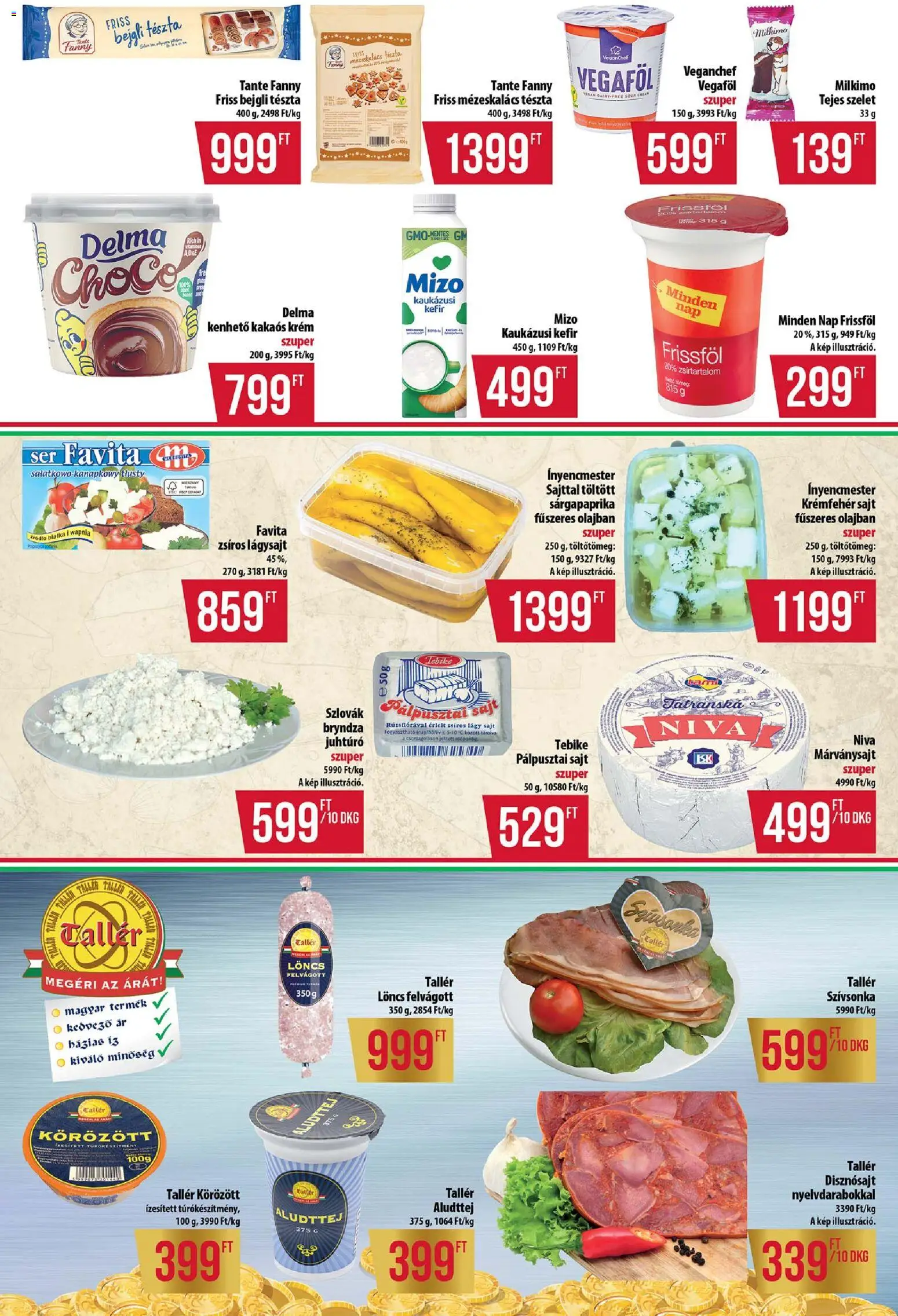 COOP Szolnok akciós ujság - amely érvényes a következő dátumtól: 11.12.2025 | Oldal: 2 | Termékek: Kefir, Löncs, Aludttej, Mézeskalács tészta