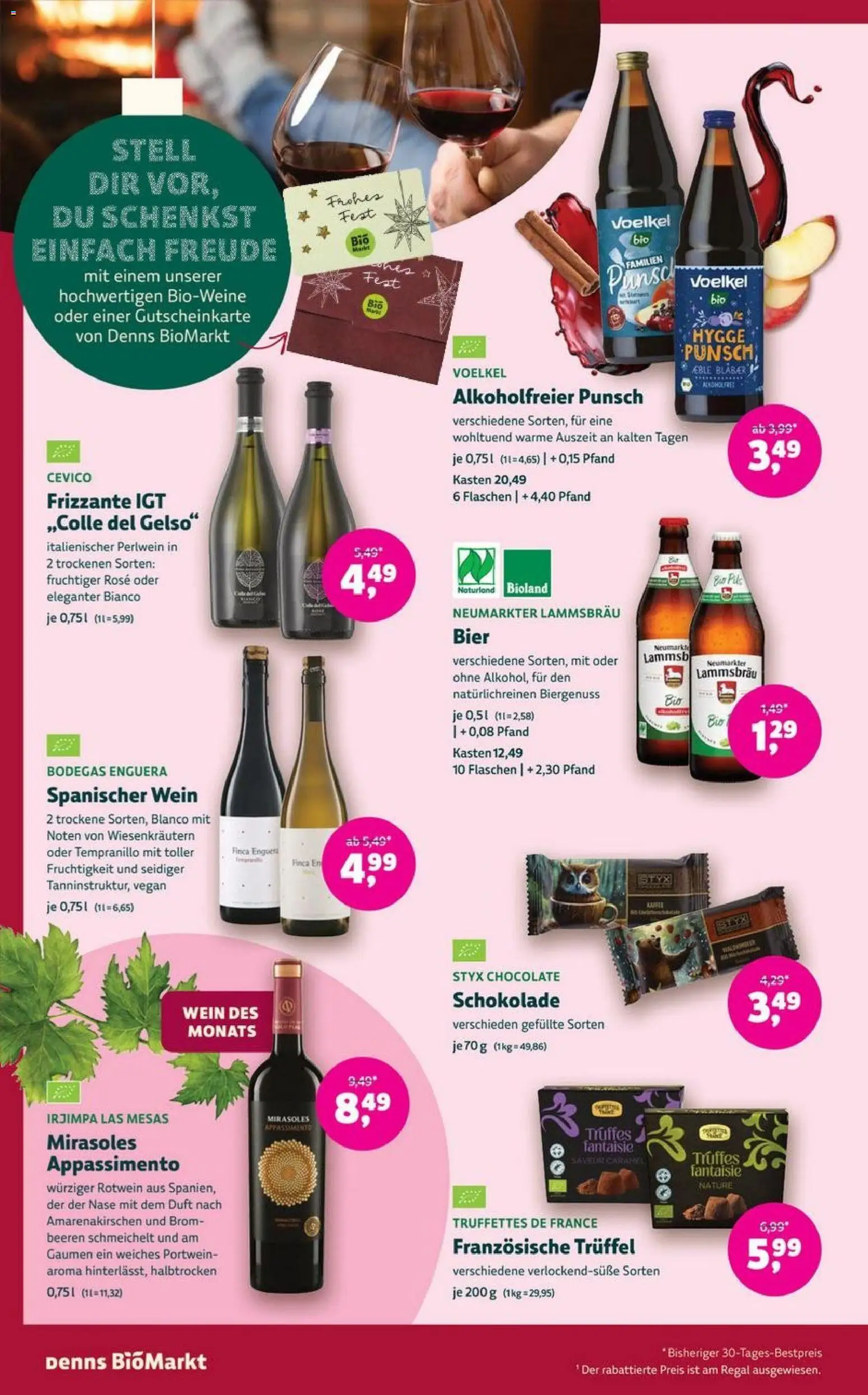Denns BioMarkt Angebote – gültig ab 03.12.2025 | Seite: 10 | Produkte: Schokolade, Regal, Duft, Wein