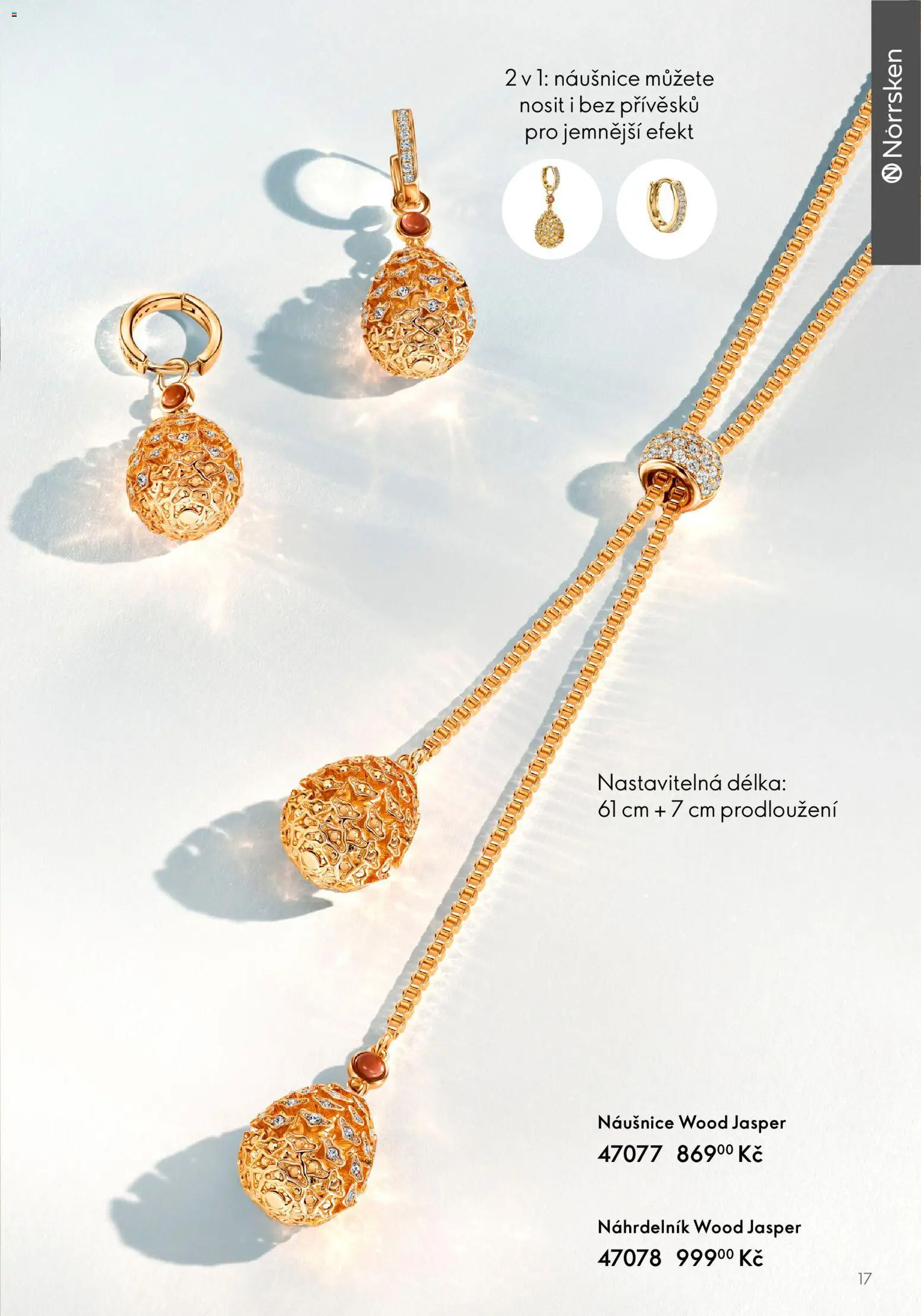 Oriflame katalog Norrsken od 29.01.2026 | Strana: 17 | Produkty: Naušnice