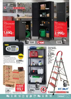 28.02.2026 tarihinden itibaren geçerli olan Bauhaus kataloğu önizlemesi | Sayfa: 15 | Ürünler: Raf, Pil, Taşıma kolisi, Kasa