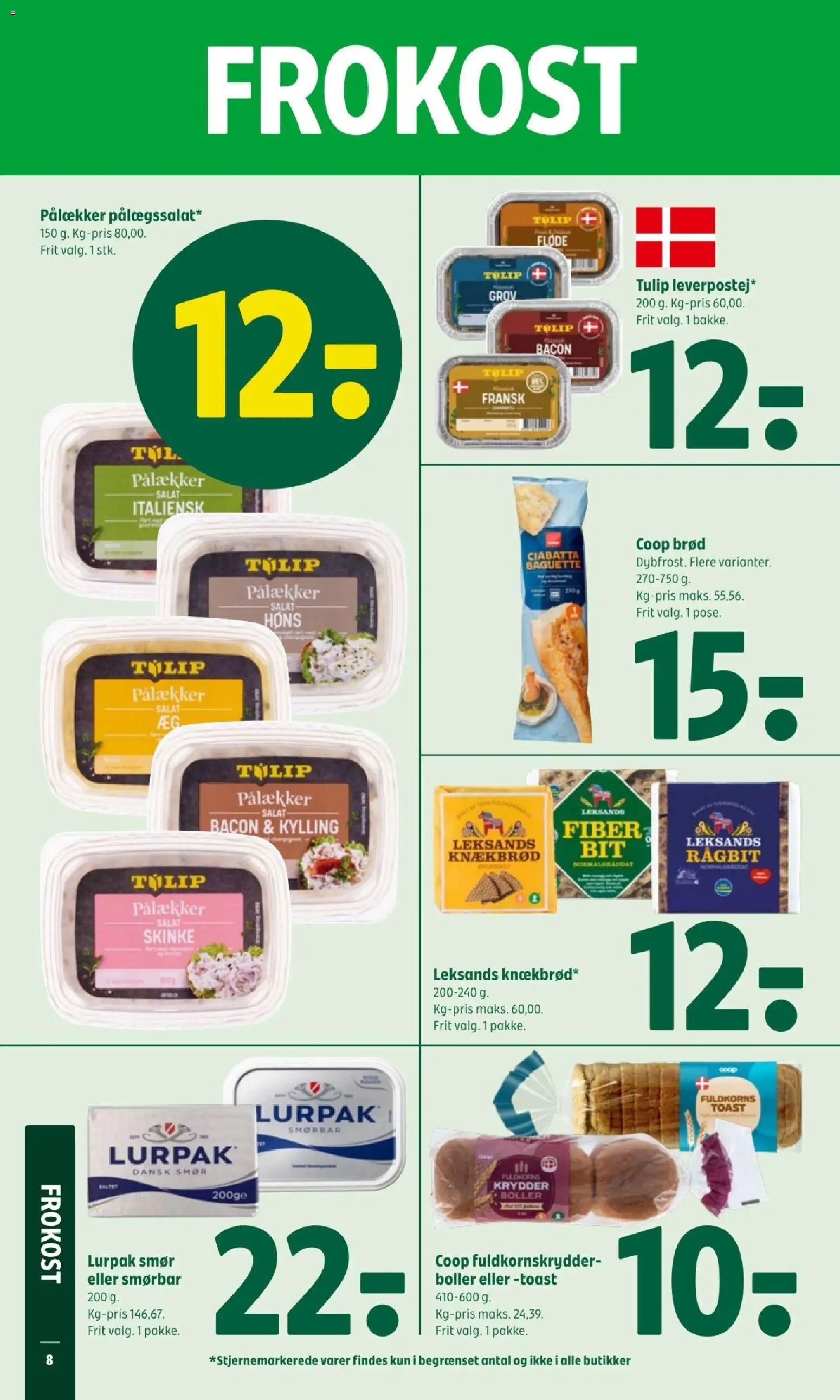 Coop 365 tilbudsavis – gyldig fra 09.04.2026 | Side: 10 | Produkter: Paté, Fløde, Salat, Knækbrød