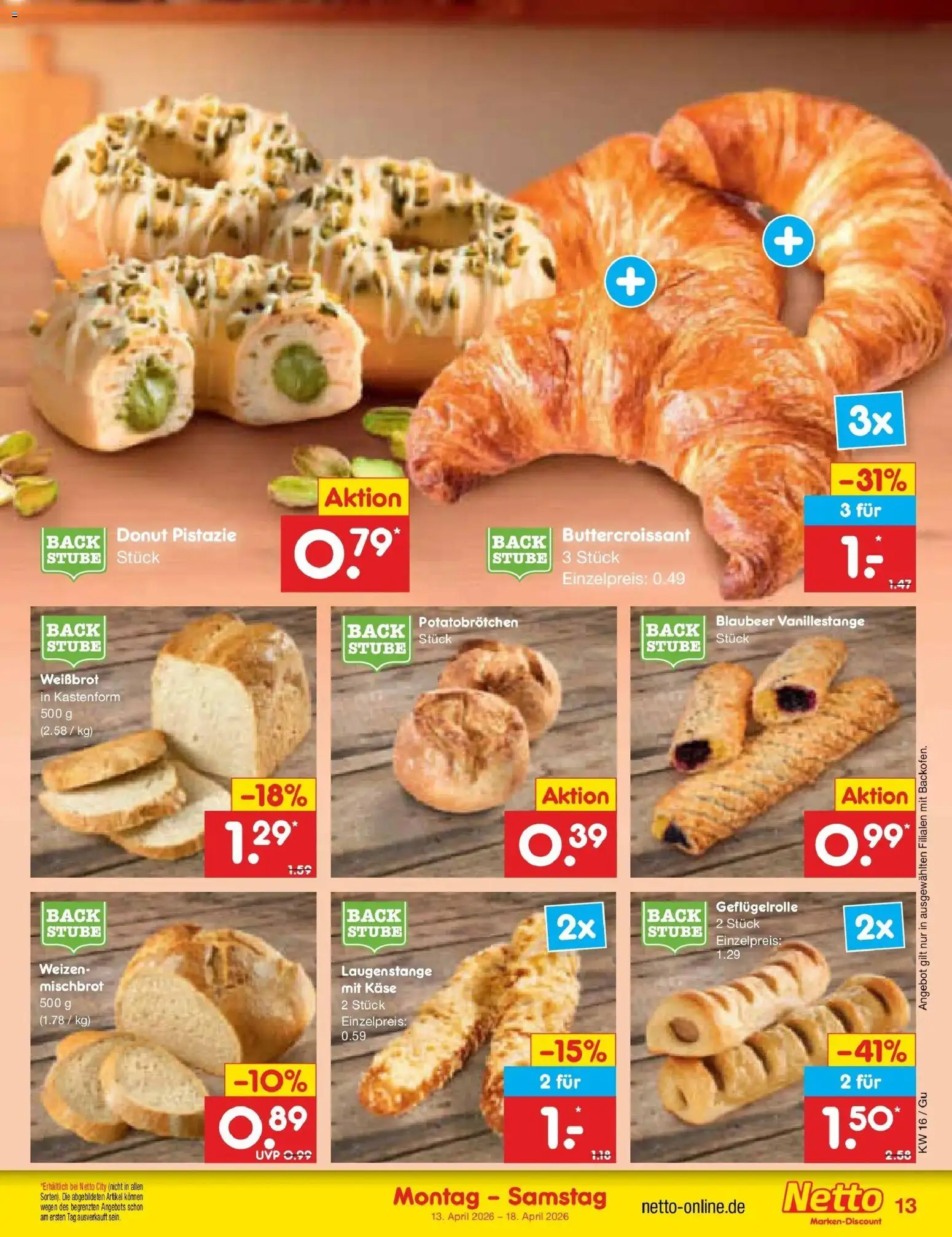 Netto Marken-Discount Prospekt Augustusburg	 – gültig ab 13.04.2026 | Seite: 15 | Produkte: Käse