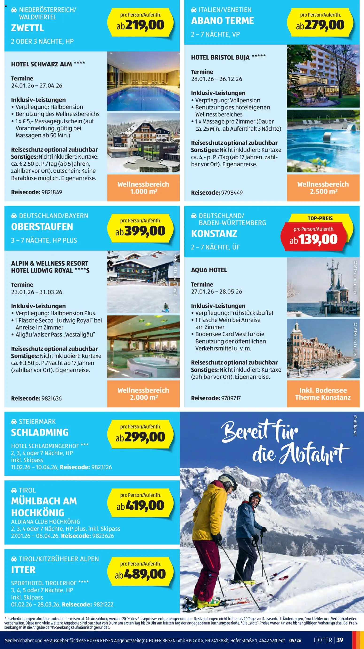 Hofer Flugblatt gültig ab 23.01.2026 | Seite: 43 | Produkte: Uhr, Wein