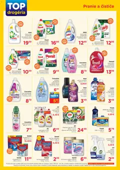 TOP Drogéria leták platný od 09.02.2026 | Strana: 4 | Produkty: Perwoll, Ariel, Soľ, Coccolino
