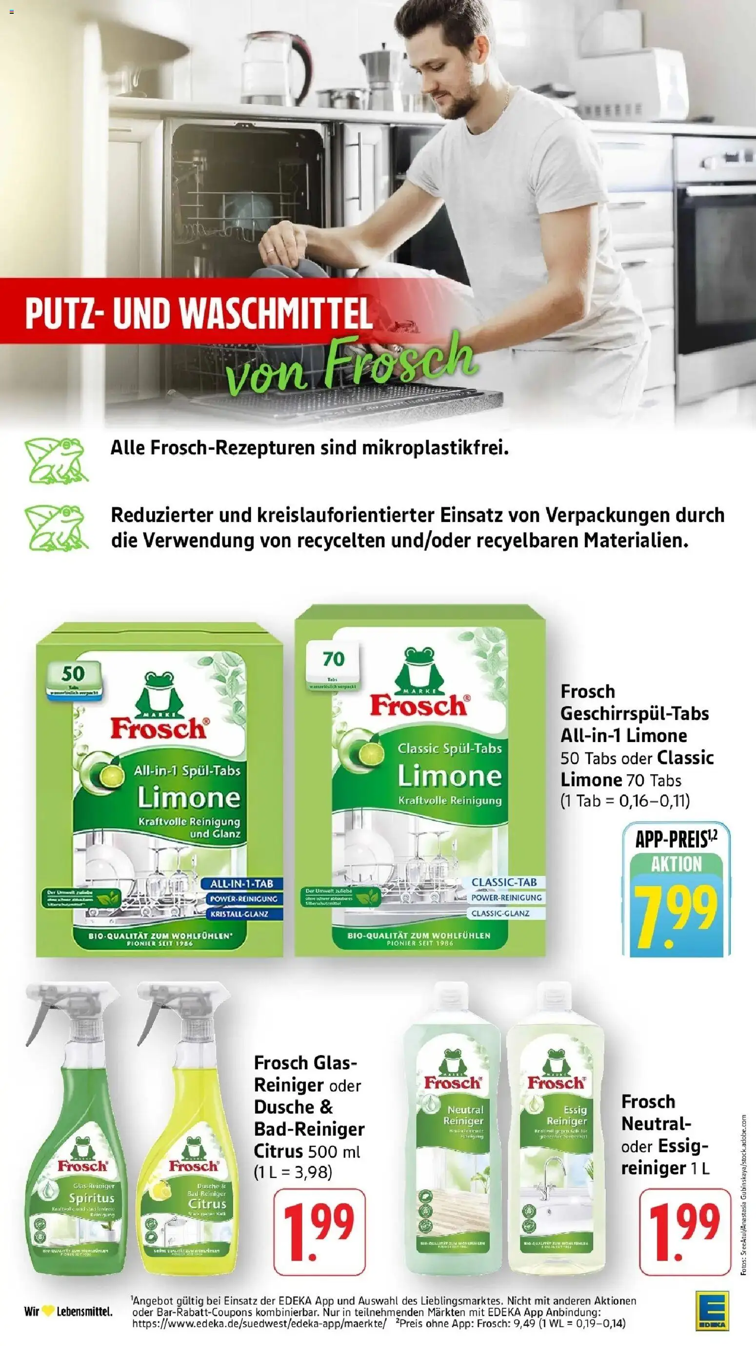 Edeka prospekt Pfalzgrafenweiler	 – gültig ab 09.03.2026 | Seite: 41 | Produkte: Essig, Dusche, Waschmittel