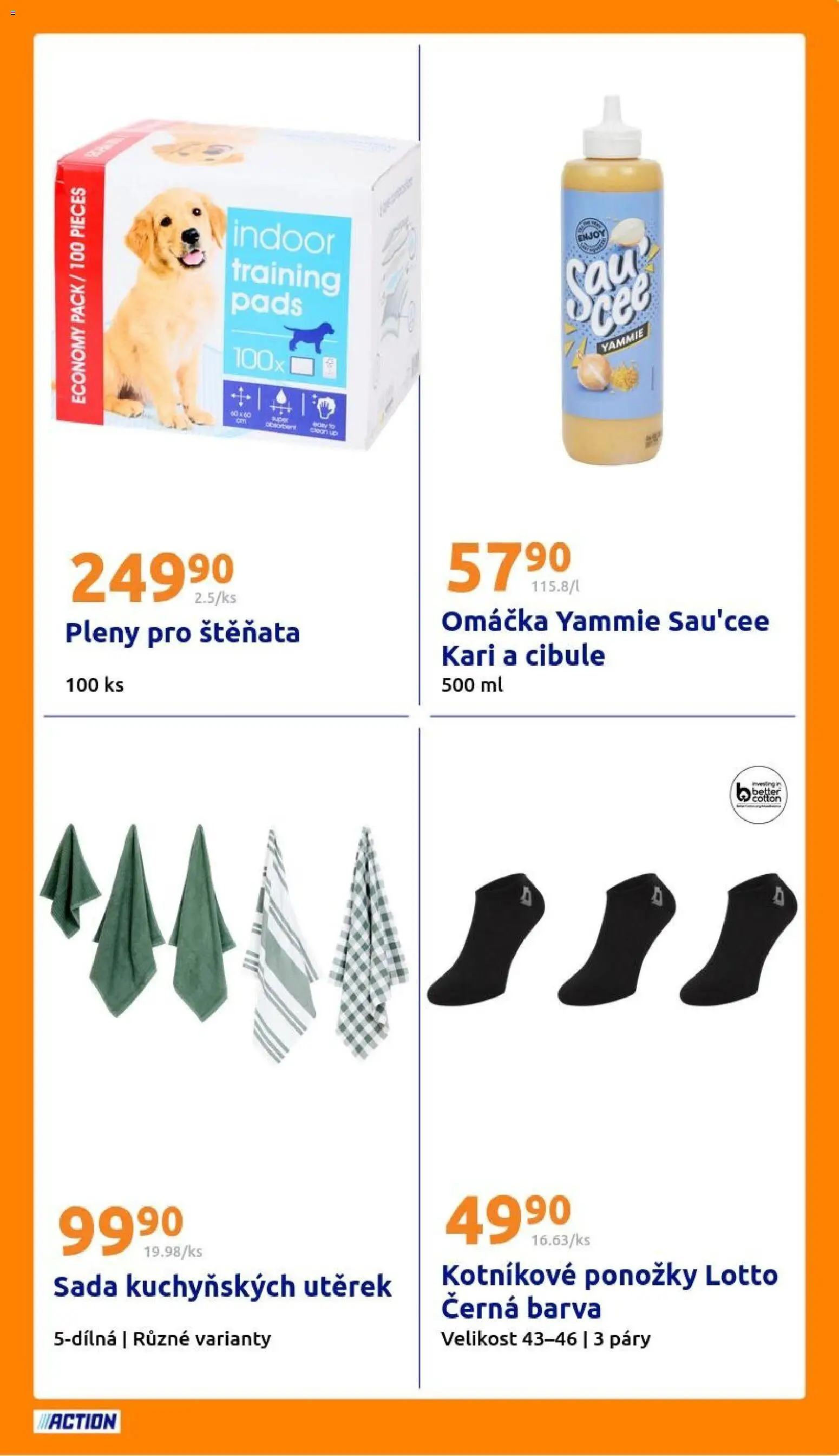 Action leták od 17.12.2025 | Strana: 21 | Produkty: Ponožky, Cibule, Pleny