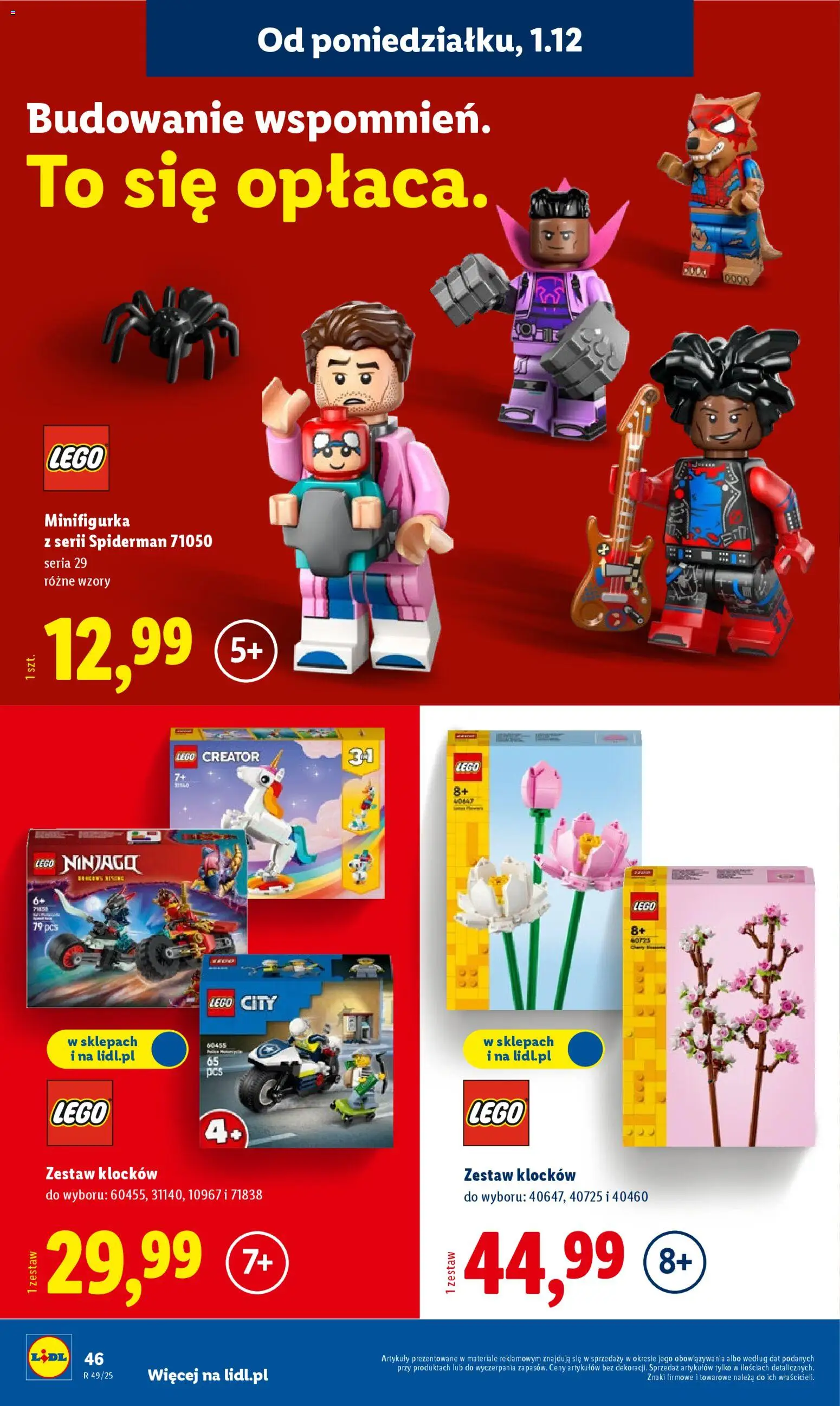Lidl Katalog zabawek od 03.11.2025 | Strona: 46 | Produkty: Lego
