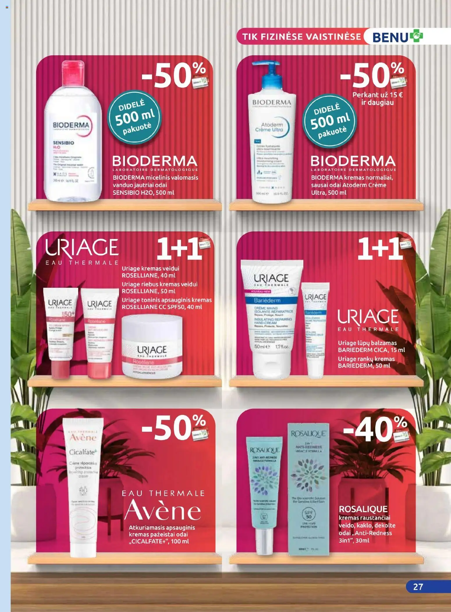 BENU akcijos nuo 01.11.2025 | Puslapis: 27 | Prekių: Balzamas, Kremas
