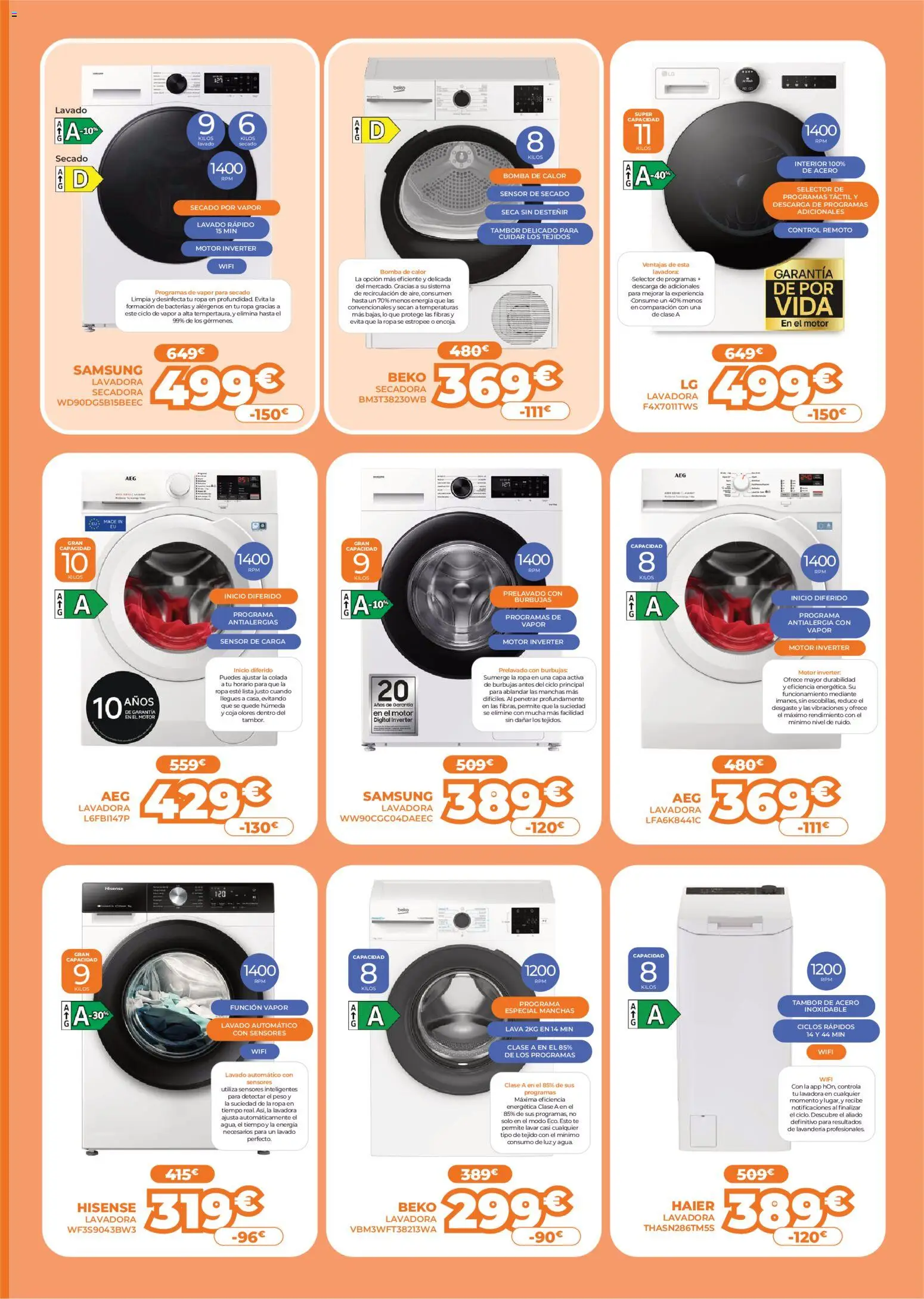 Pascual Martí folleto │ válido desde el 01.03.2026 | Página: 3 | Productos: Ropa, Lavadora, Secadora, Peso