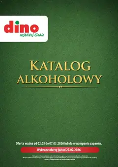 Pogląd oferty "Dino Gazetka alkoholowa" - ważna od 27.02.2026