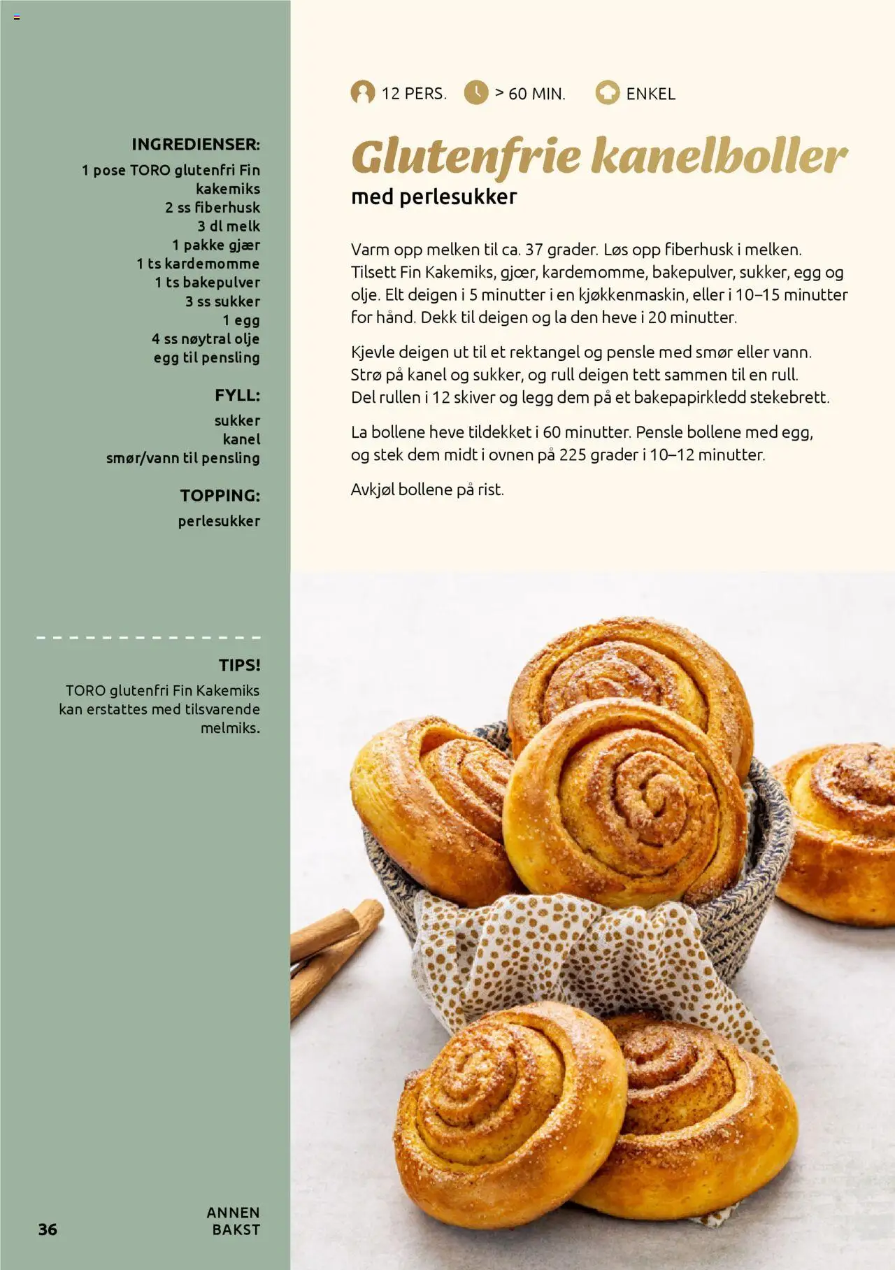  | Side: 36 | Produkter: Olje, Sukker, Bakepulver, Strandväska