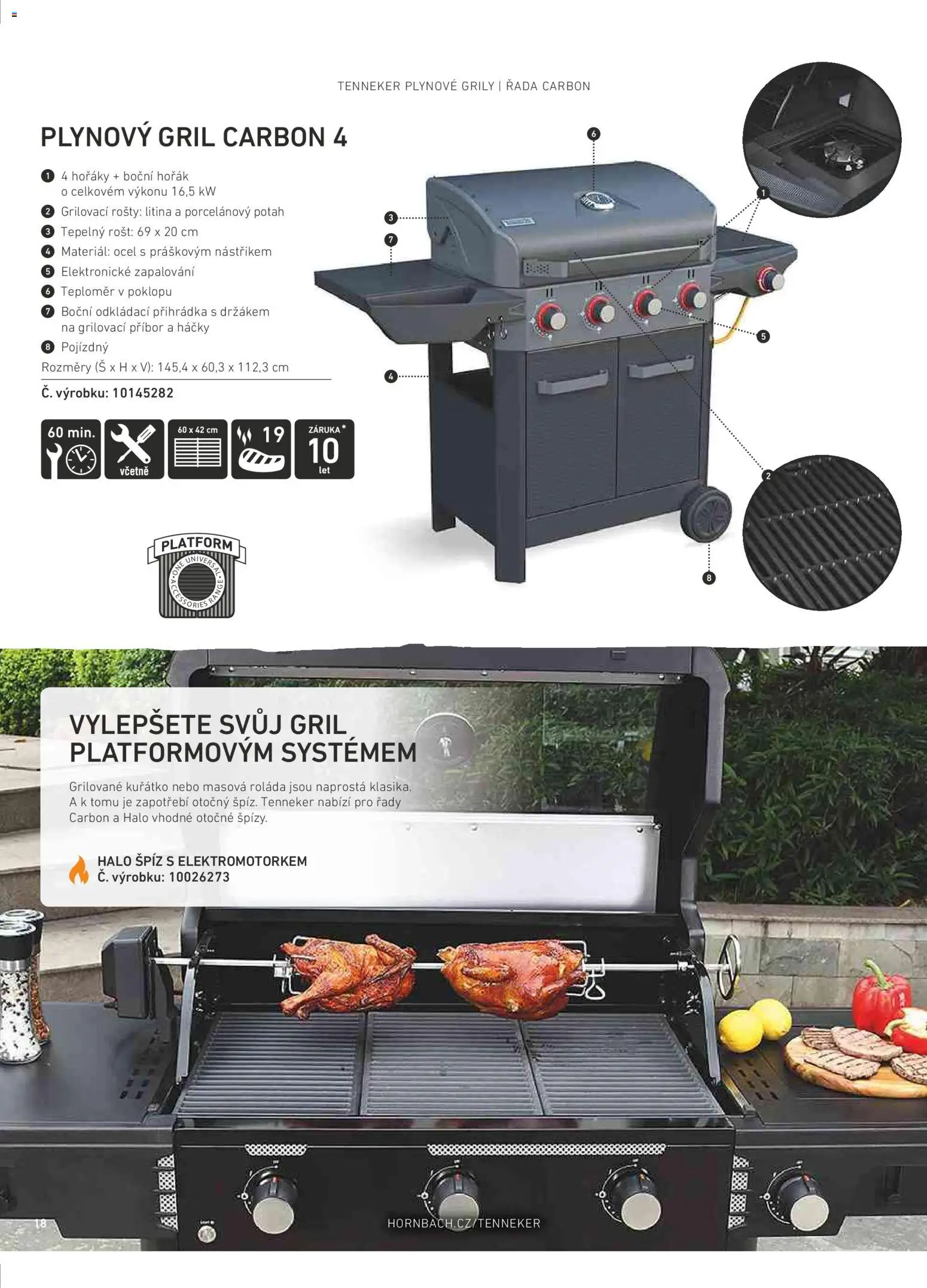 HORNBACH leták - Magazín o grilování od 01.01.2026 | Strana: 18 | Produkty: Špíz, Gril, Teploměr, Rošt
