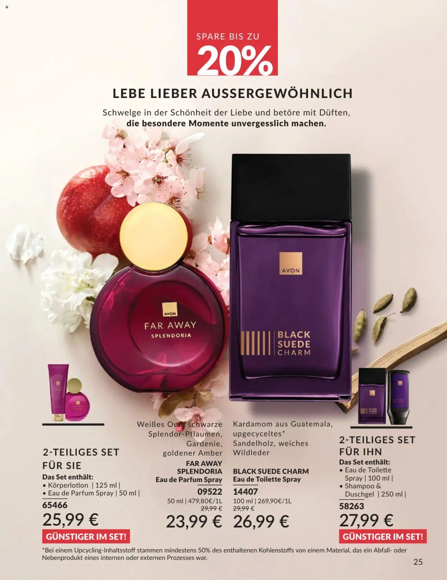 AVON Katalog Februar 2026 – gültig ab 01.02.2026 | Seite: 25 | Produkte: Shampoo, Duschgel, Körperlotion, Eau de Parfum