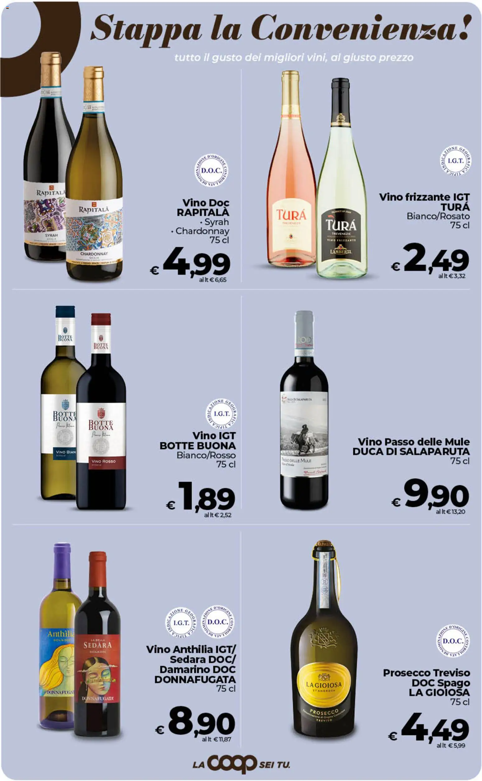 Volantino COOP del 06.03.2026 | Pagina: 33 | Prodotti: Prosecco, Vino, Vino rosso