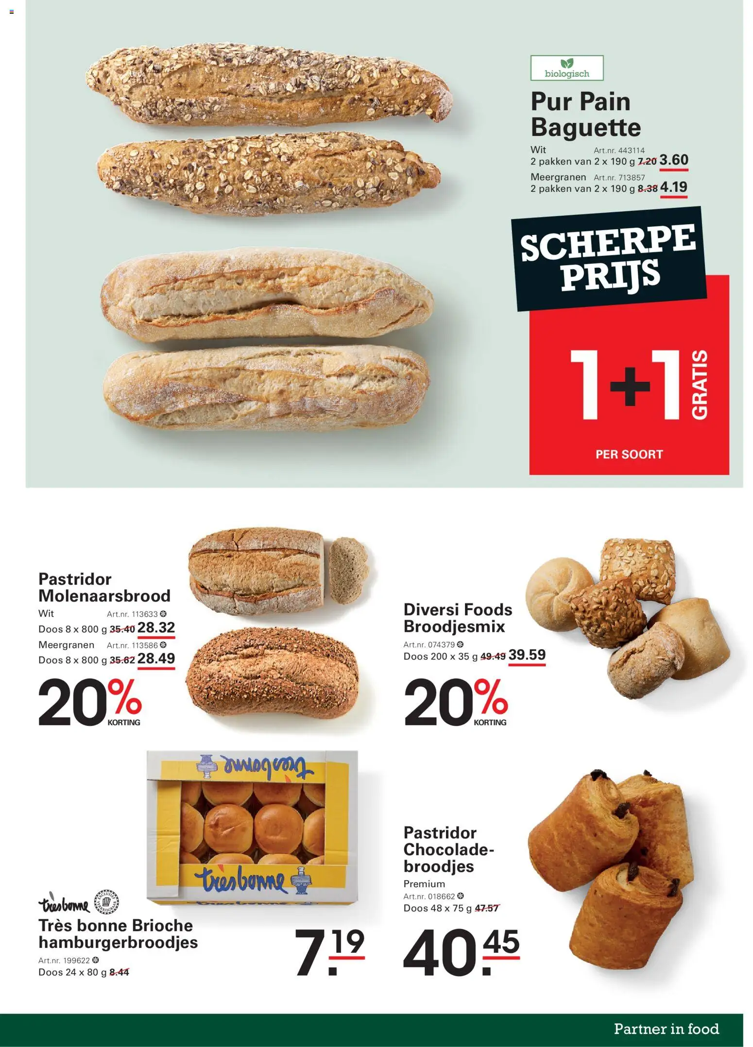 {H1} | Pagina: 11 | Producten: Baguette, Broodjes, Chocolade