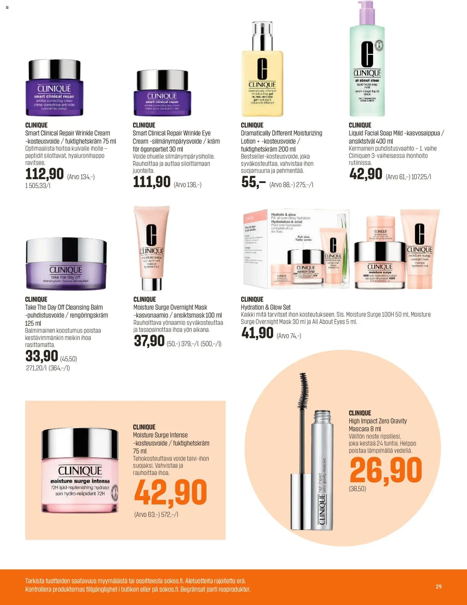 Sokos tarjoukset – voimassa 27.12.2025 alkaen | Sivu: 29 | Tuotteet: Kasvonaamio, Silmänympärysvoide