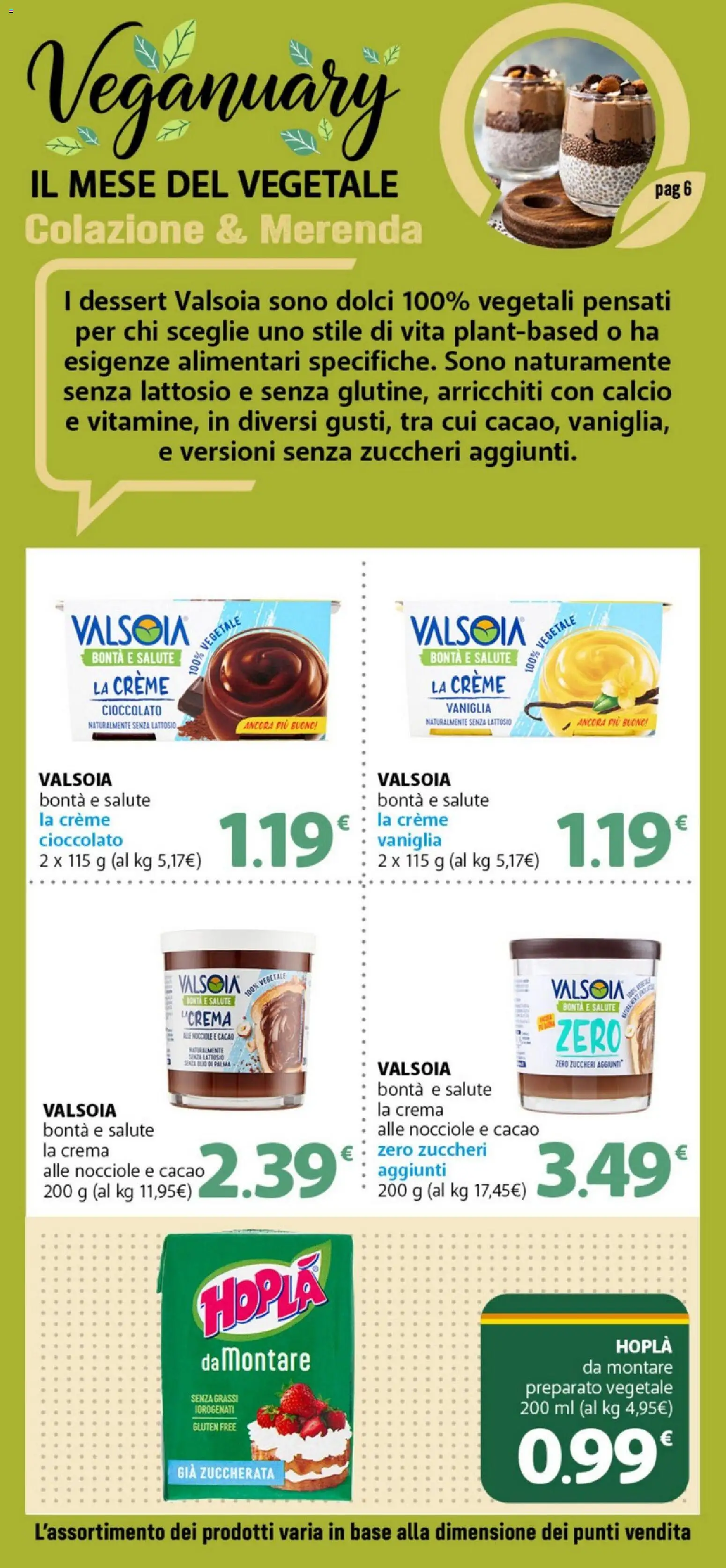 Volantino DOK del 12.01.2026 | Pagina: 6 | Prodotti: Crema, Cioccolato, Nocciole, Cacao