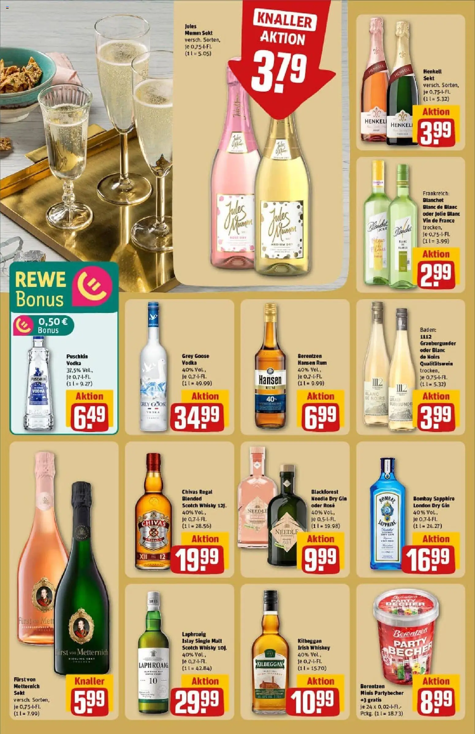 Rewe prospekt Braunschweig	 – gültig ab 26.10.2025 | Seite: 22 | Produkte: Rum, Jules mumm, Gin, Whiskey