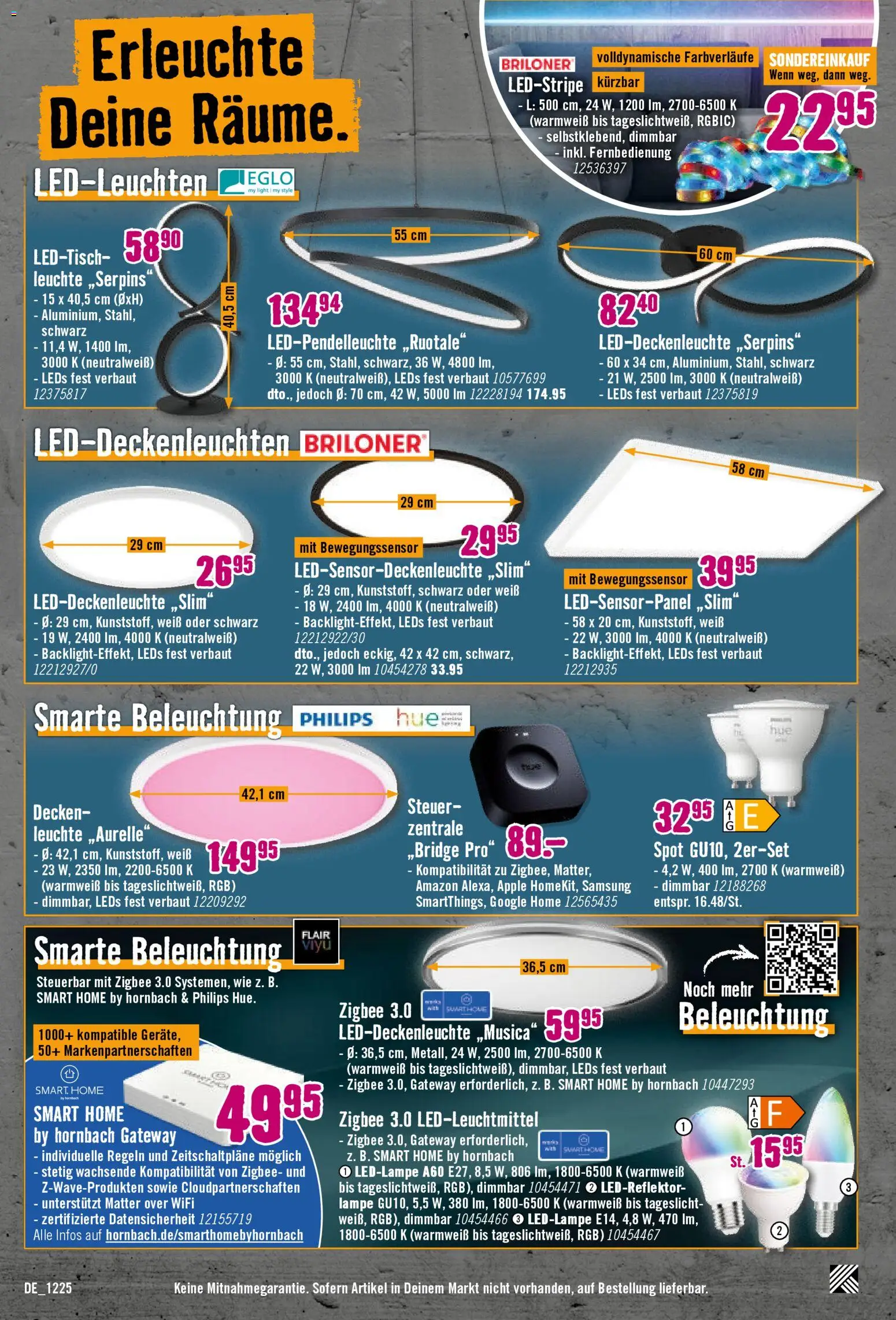 Hornbach Prospekt 	 – gültig ab 28.11.2025 | Seite: 23 | Produkte: Philips, Lampe, Samsung, Apple