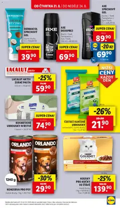 Lidl leták od 21.08.2025 | Strana: 23 | Produkty: Vlhčené ubrousky, Apple, Lacalut, Kokos