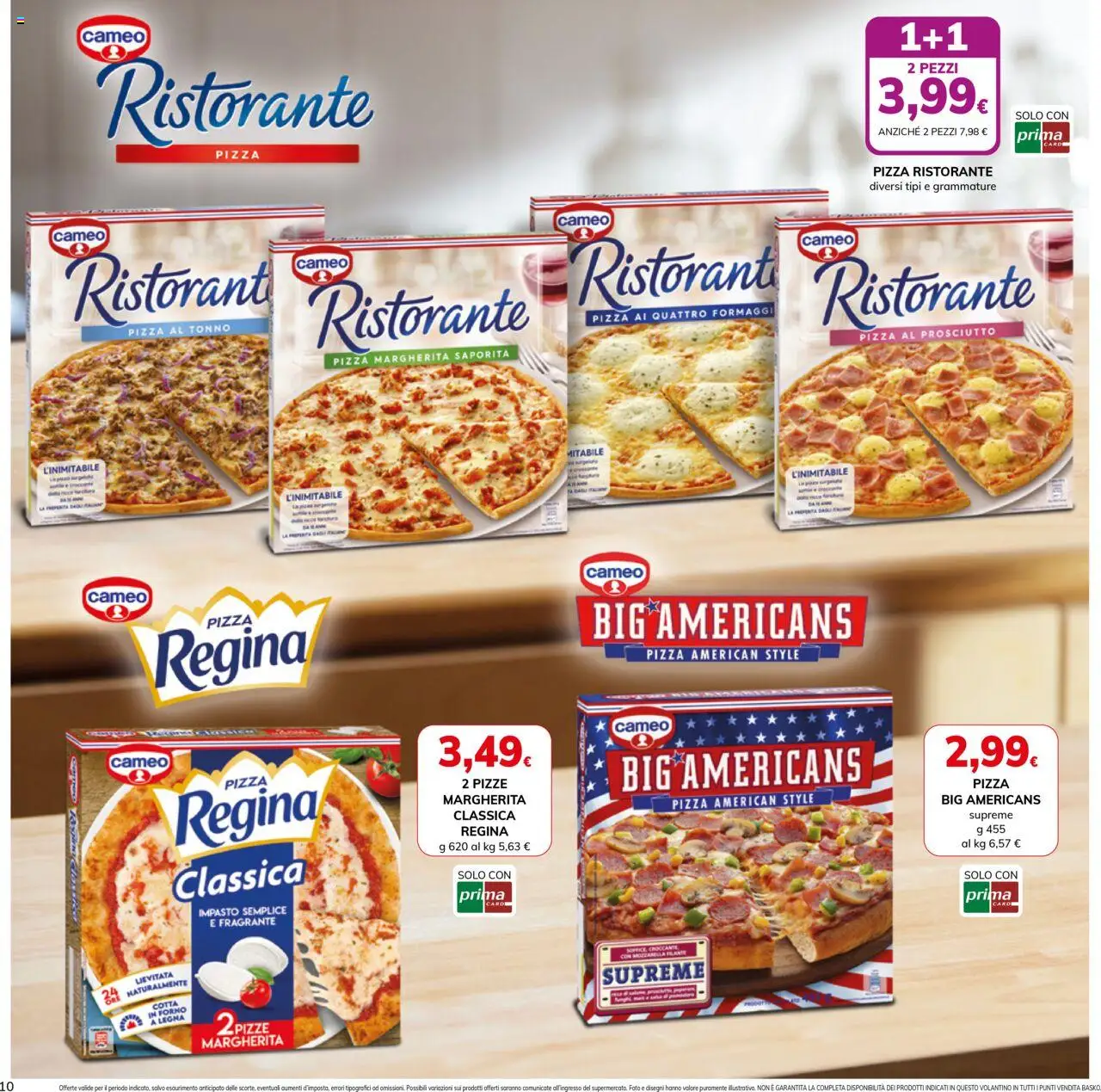 Volantino Basko del 16.09.2025 | Pagina: 10 | Prodotti: Pizza, Mozzarella, Prosciutto, Forno