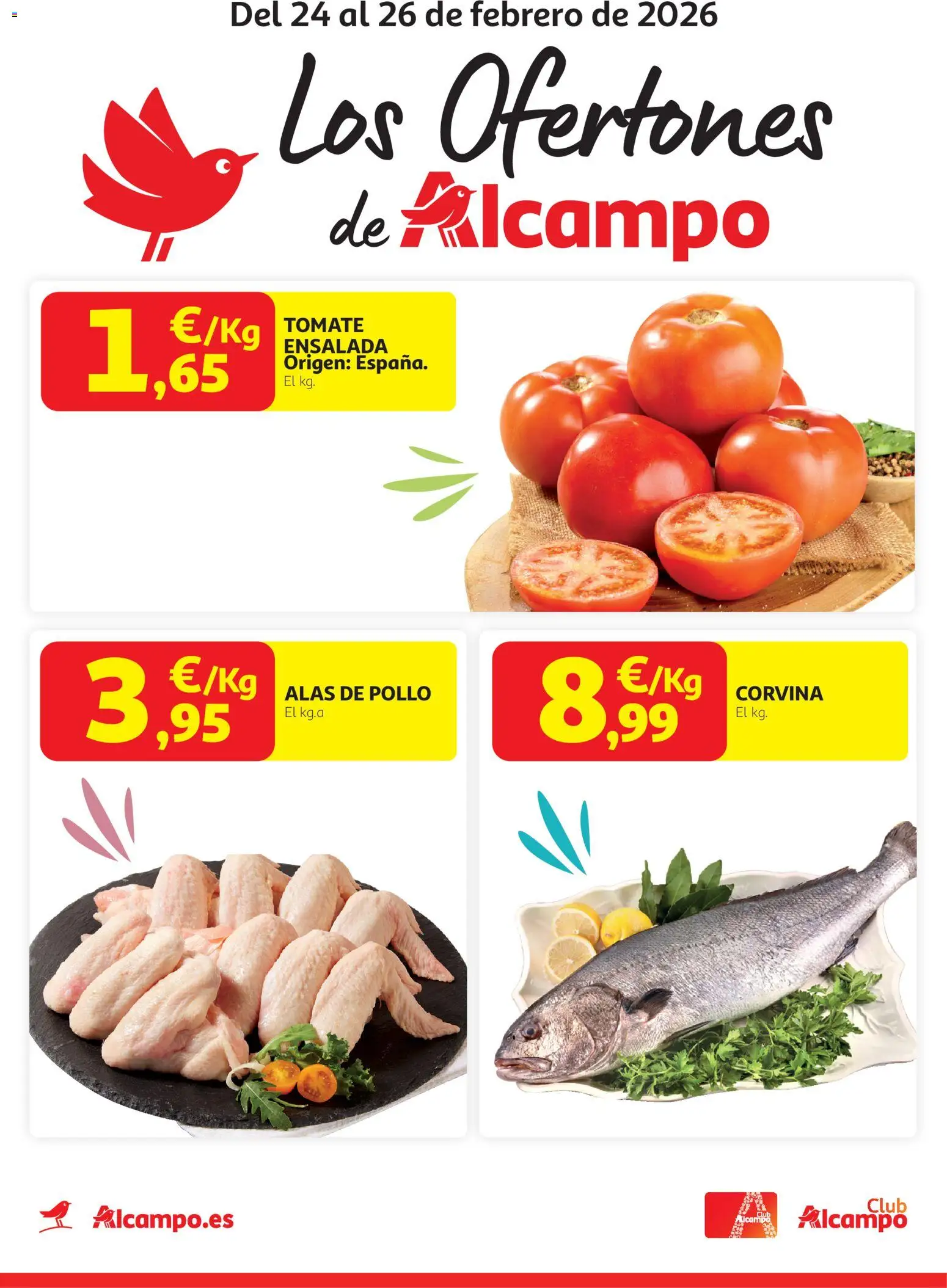 Alcampo -  Los Ofertones │ válido desde el 24.02.2026 | Página: 1 | Productos: Ensalada