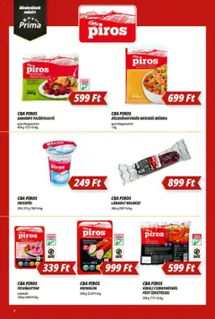 CBA Príma akciós ujság - amely érvényes a következő dátumtól: 17.07.2025 | Oldal: 4 | Termékek: Kolbász, Lángolt kolbász, Krinolin, Felvágott