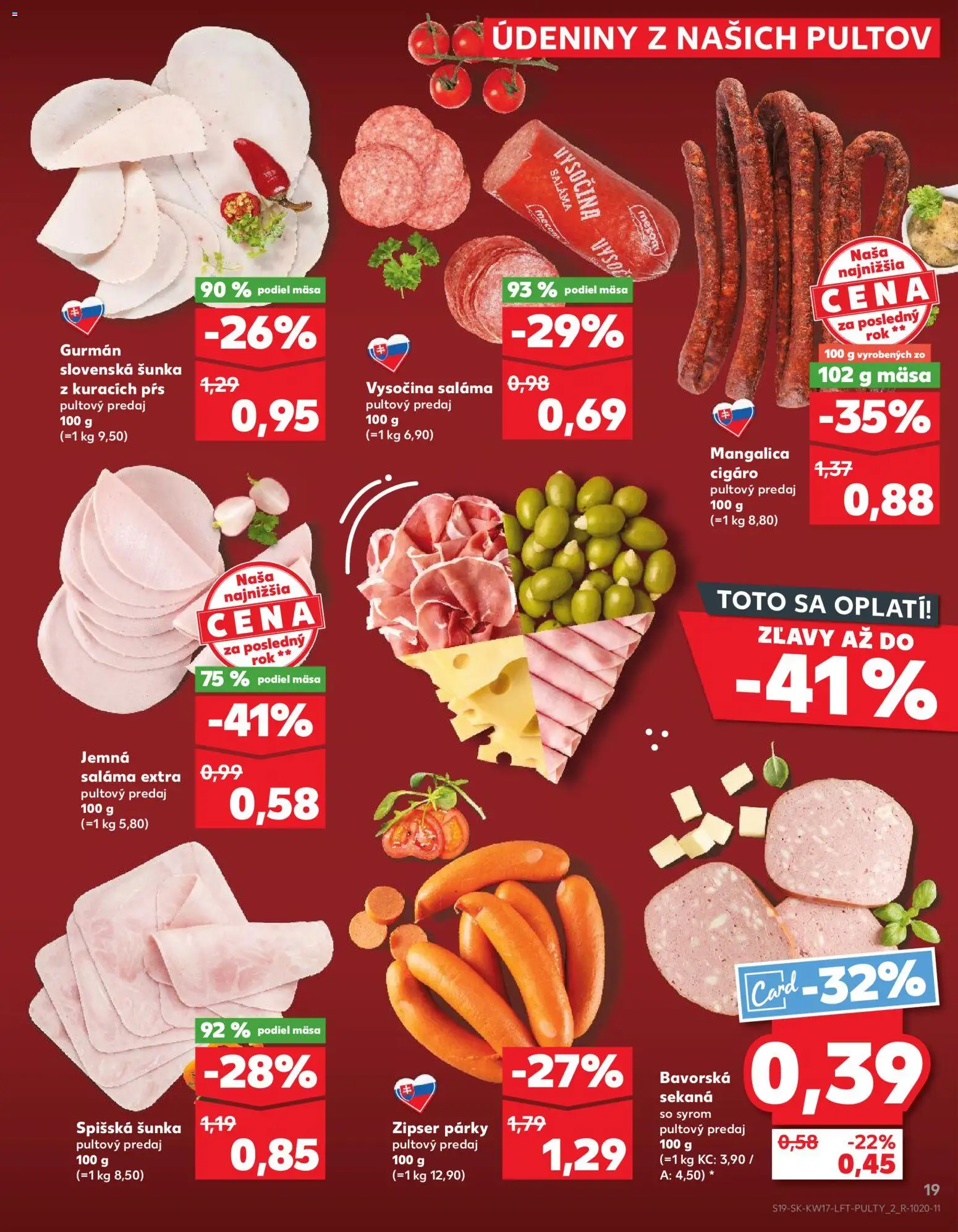 Kaufland SK akciós ujság - amely érvényes a következő dátumtól: 23.04.2026 | Oldal: 19 | Termékek: Só