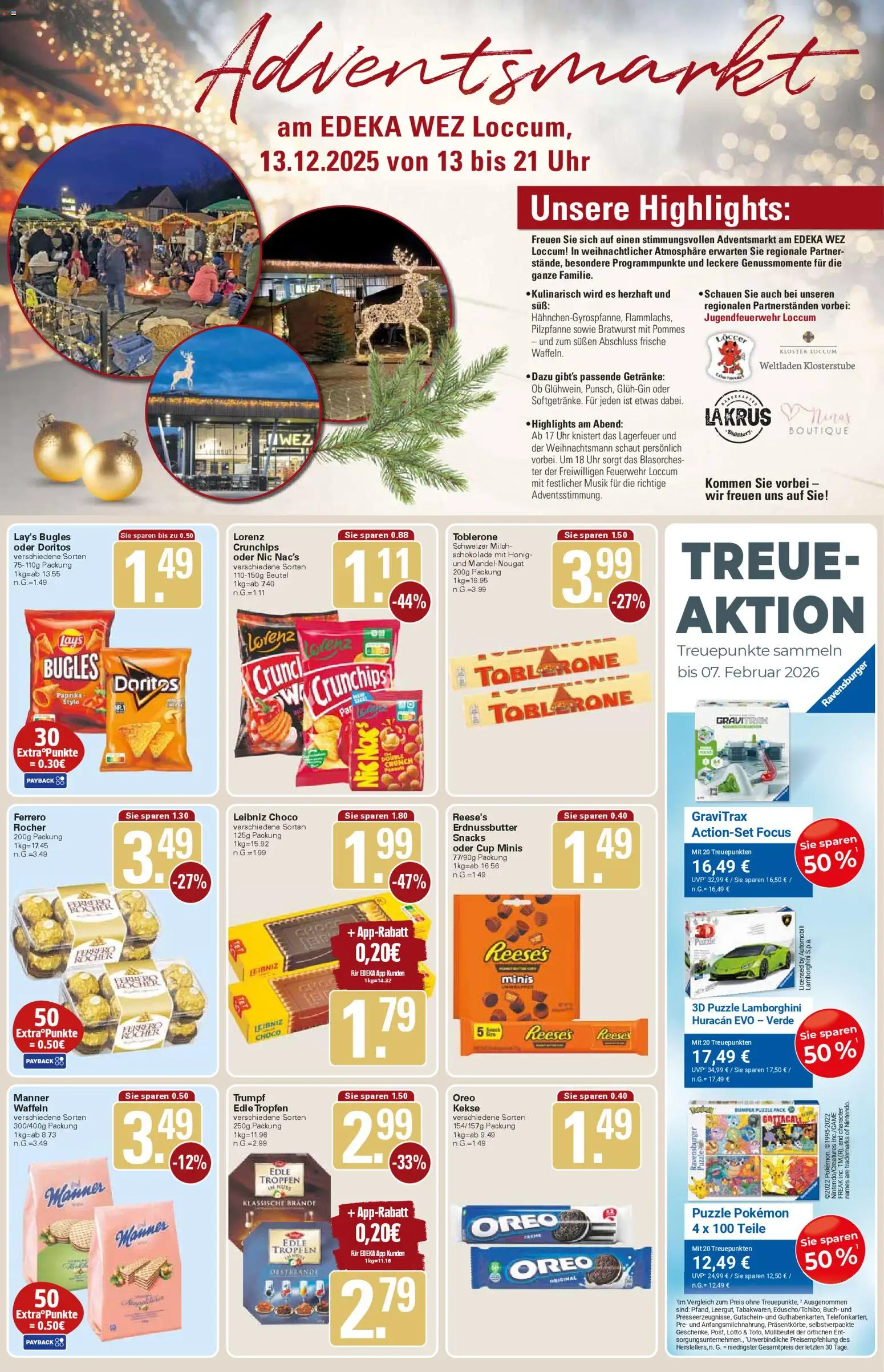 WEZ Prospekt – gültig ab 01.12.2025 | Seite: 11 | Produkte: Milch, Schokolade, Kekse, Uhr