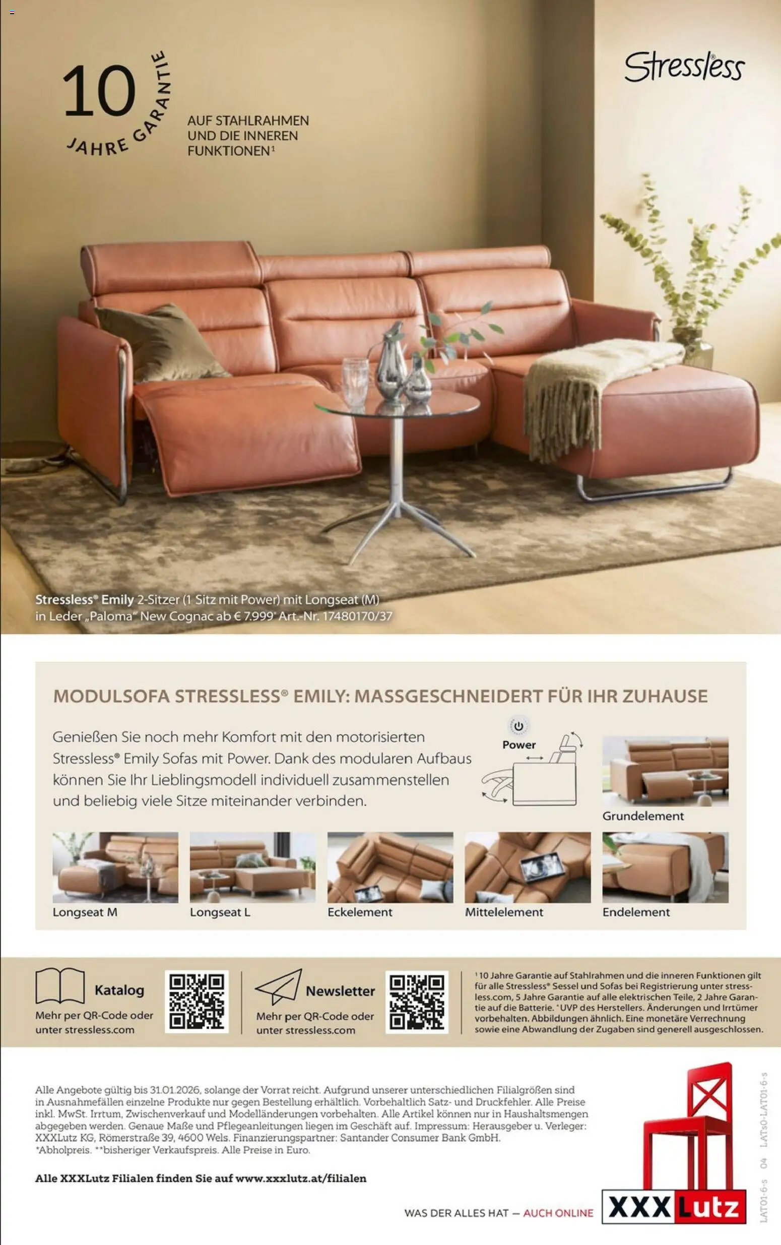 XXXLutz Jetzt Sparen gültig ab 29.12.2025 | Seite: 4 | Produkte: Sessel