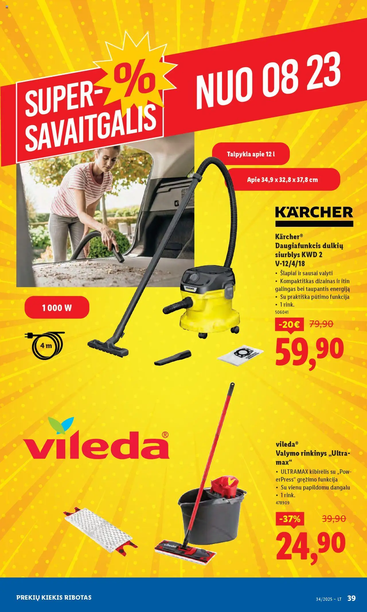 LIDL - Leidinys - Ne maisto prekių pasiūlymai│galioja nuo 18.08.2025 | Puslapis: 35