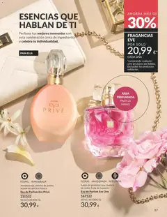 Vista previa Eau de Parfum Eve Privé, manzana roja, pétalos de jazmín, acorde de almizcle blanco válido desde el 01.04.2026 | Página: 87 | Productos: Κρεμάστρα, Manzana, Eau de parfum