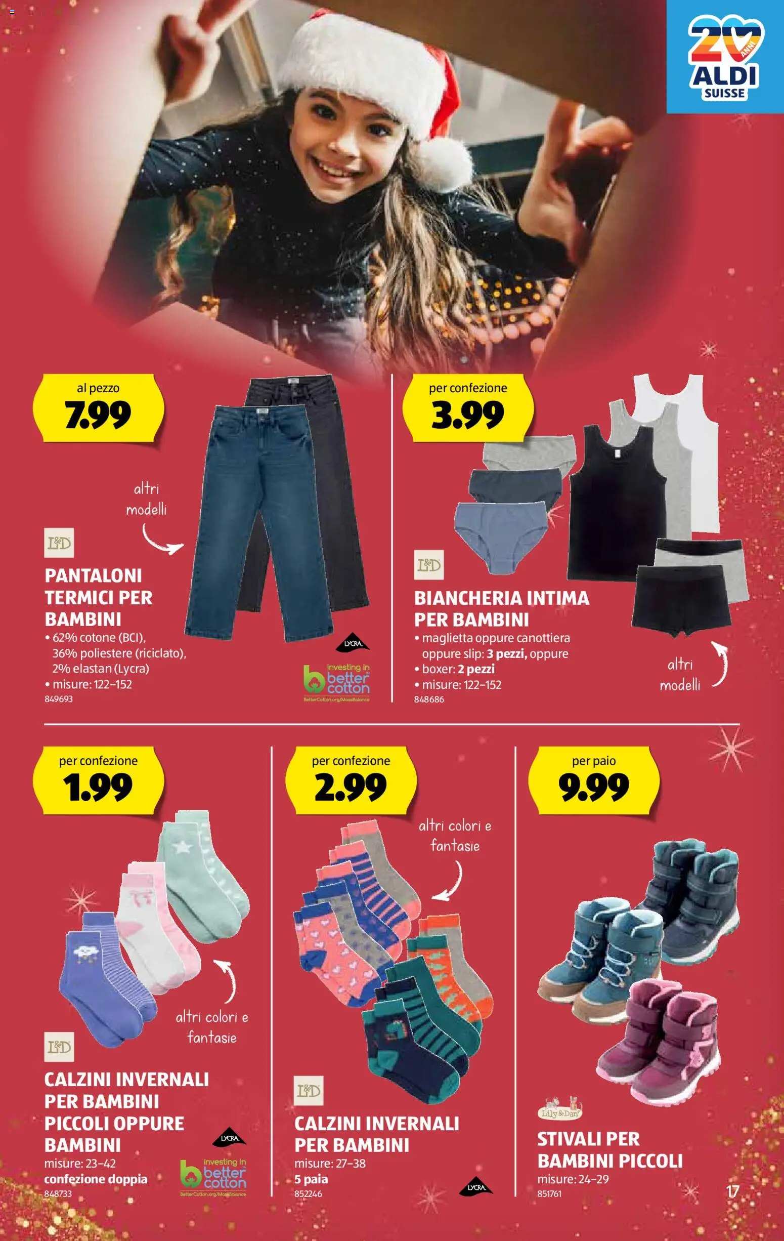 Aldi Aktionen IT – gültig ab 04.12.2025 | Seite: 18 | Produkte: Slip, Boxer