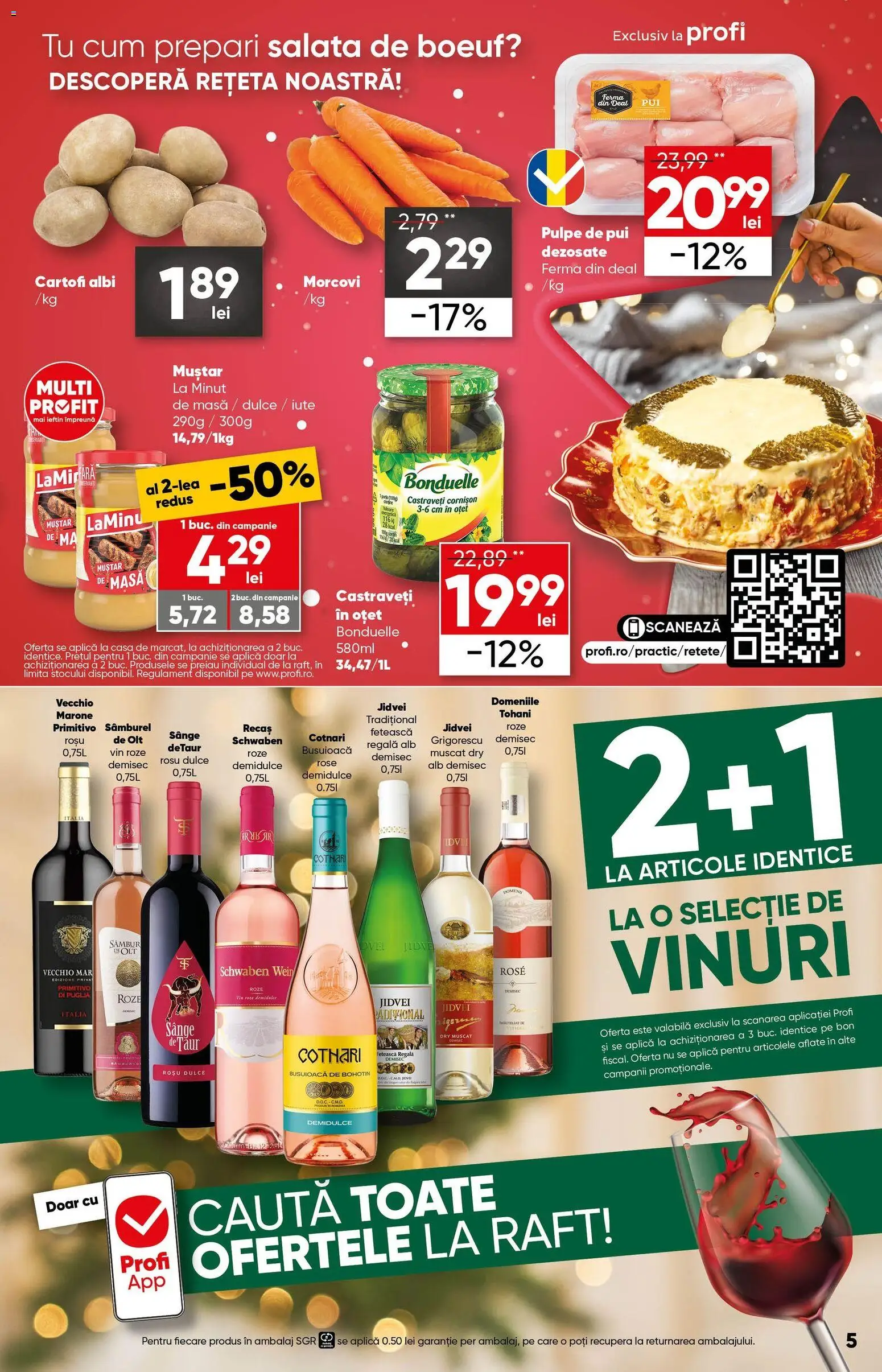 Noul catalog Profi – valabil de la 10.12.2025 | Pagină: 5 | Produse: Hacıyatmaz Kedi Oyuncağı, Oțet, Morcovi, Cartofi