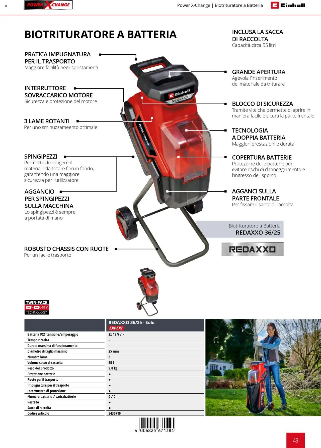 Volantino Einhell del 01.02.2025 | Pagina: 49 | Prodotti: Batteria, Batterie, Caricabatterie