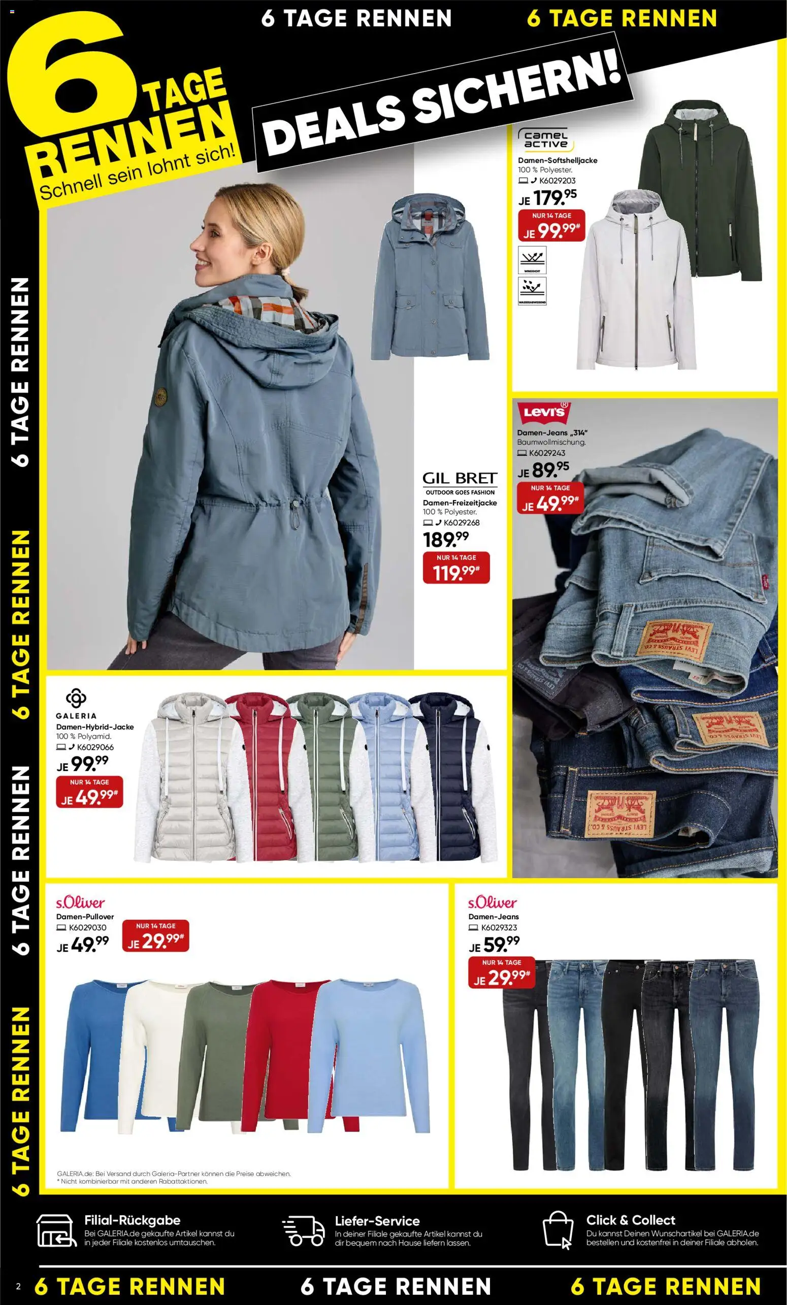 Galeria Karstadt Kaufhof Prospekt 	 – gültig ab 15.04.2026 | Seite: 2