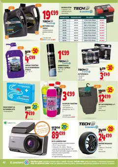 E.leclerc katalog akcije – veljaven od 26.11.2025 | Stran: 42 | Izdelki: Kamera, Akumulator, Olje, Nogavice
