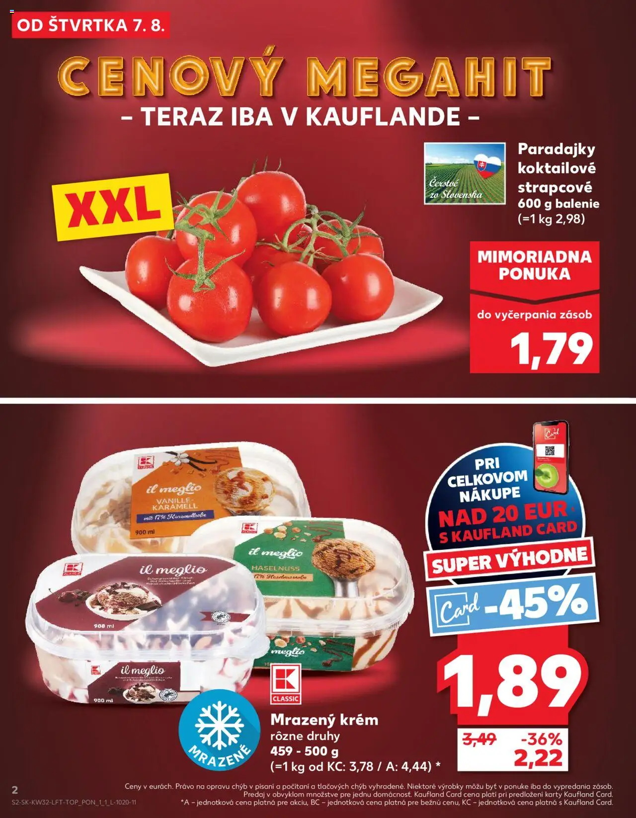 Kaufland SK akciós ujság - amely érvényes a következő dátumtól: 07.08.2025 | Oldal: 2
