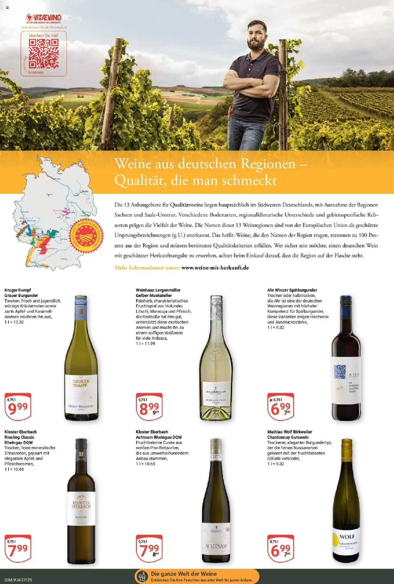 Globus prospekt Simmern	 – gültig ab 07.09.2025 | Seite: 15 | Produkte: Weißwein, Äpfel, Wein