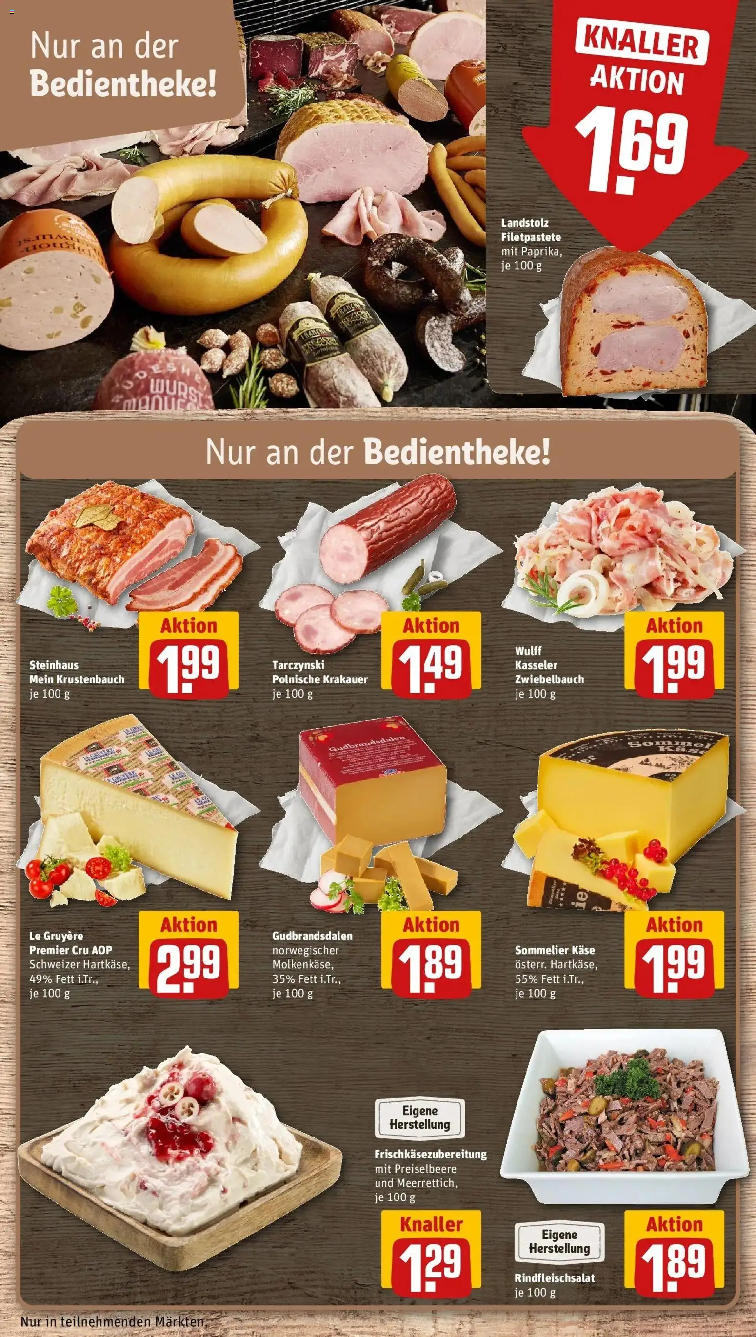 Rewe Prospekt Berlin / Mitte	 – gültig ab 01.03.2026 | Seite: 11 | Produkte: Käse, Paprika, Wurst