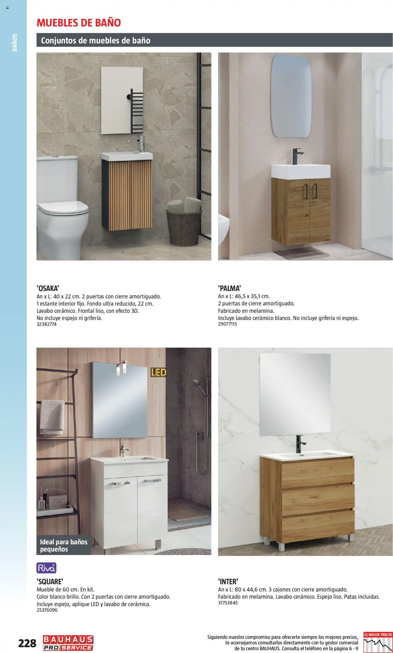 Bauhaus - ProService  │ válido desde el 24.02.2025 | Página: 228 | Productos: Té, Teléfono, Estante, Lavabo