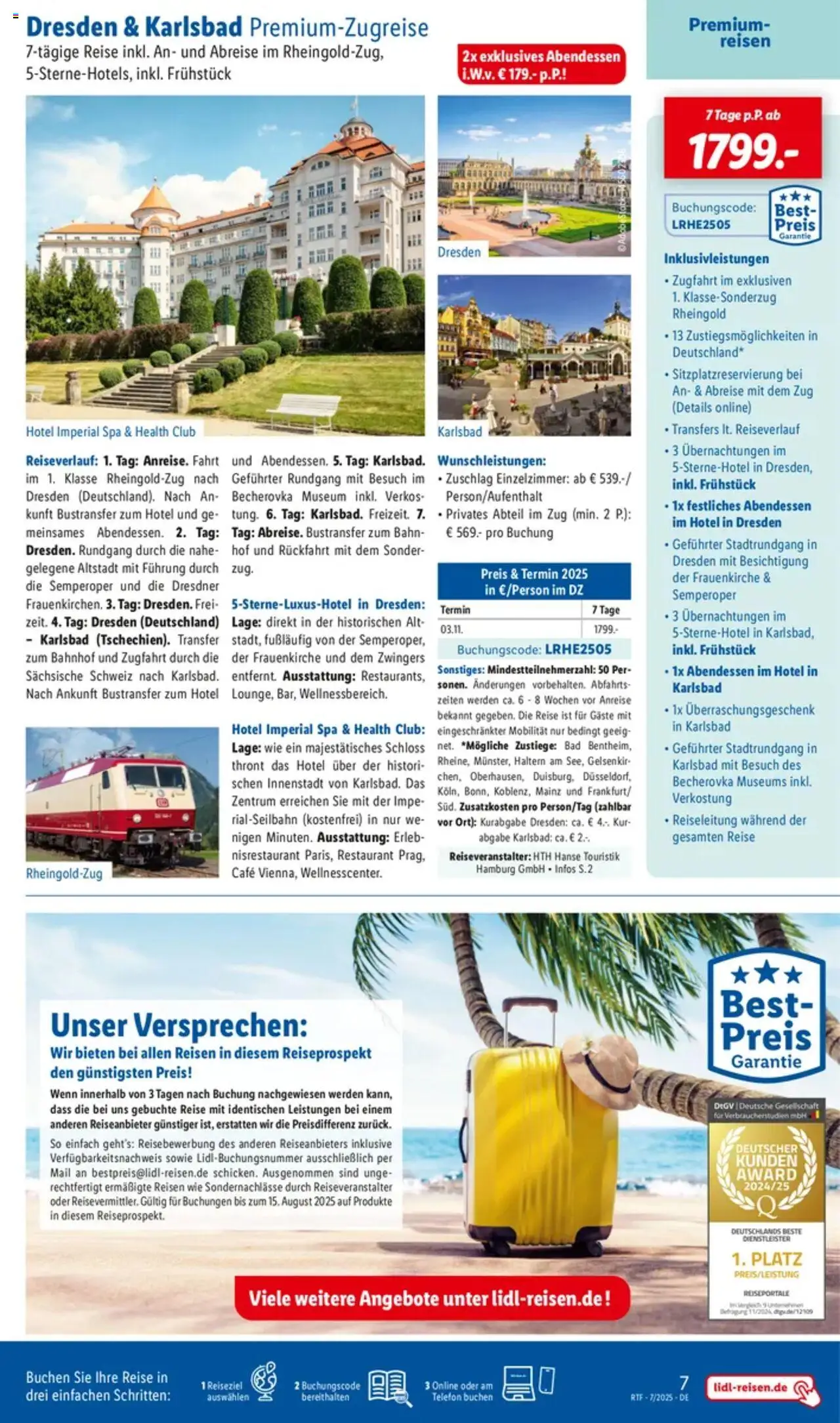 Lidl Reisen - Themenprospekt - gültig ab dem 11.07.2025 | Seite: 7 | Produkte: Bad, Telefon