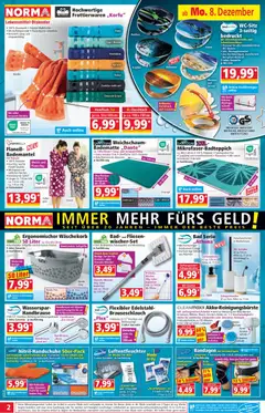 Norma Flugblatt ab 08.12.2025 gültig | Seite: 2 | Produkte: Bademantel, Gürtel, USB, Öl