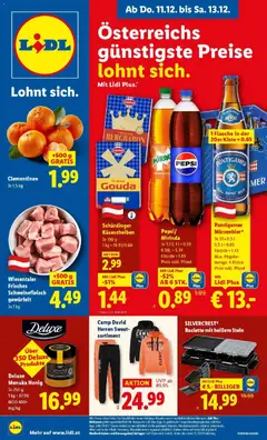 Lidl Flugblatt - Wien, Langenzersdorf, Zwettl ab 11.12.2025 gültig