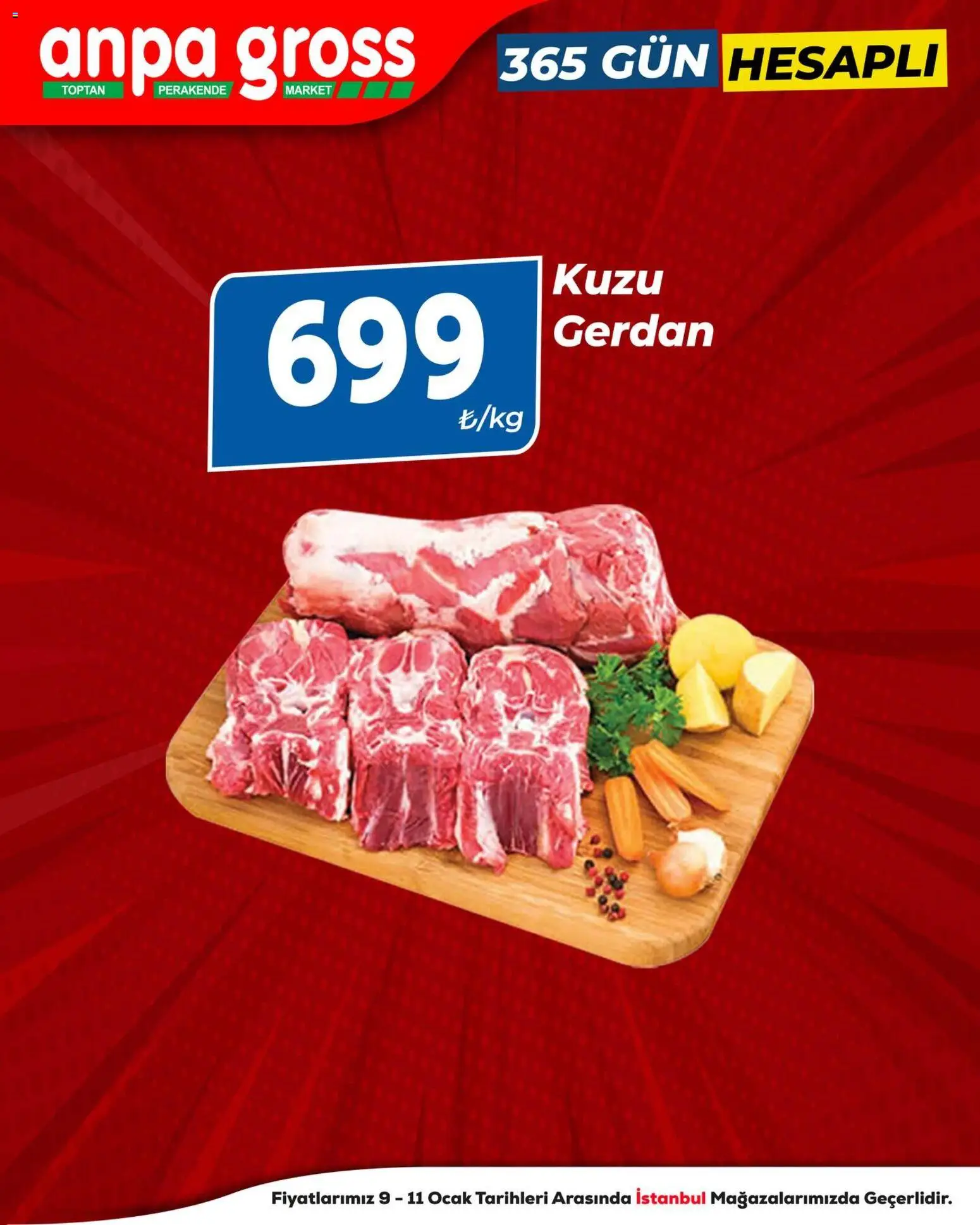 Anpa Gross - Kasap - 09.01.2026 tarihinden itibaren geçerlidir | Sayfa: 8 | Ürünler: Ocak