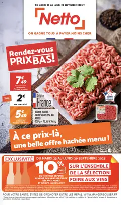Netto - Prévisualisation de Netto catalogue valide à partir de 23.09.2025