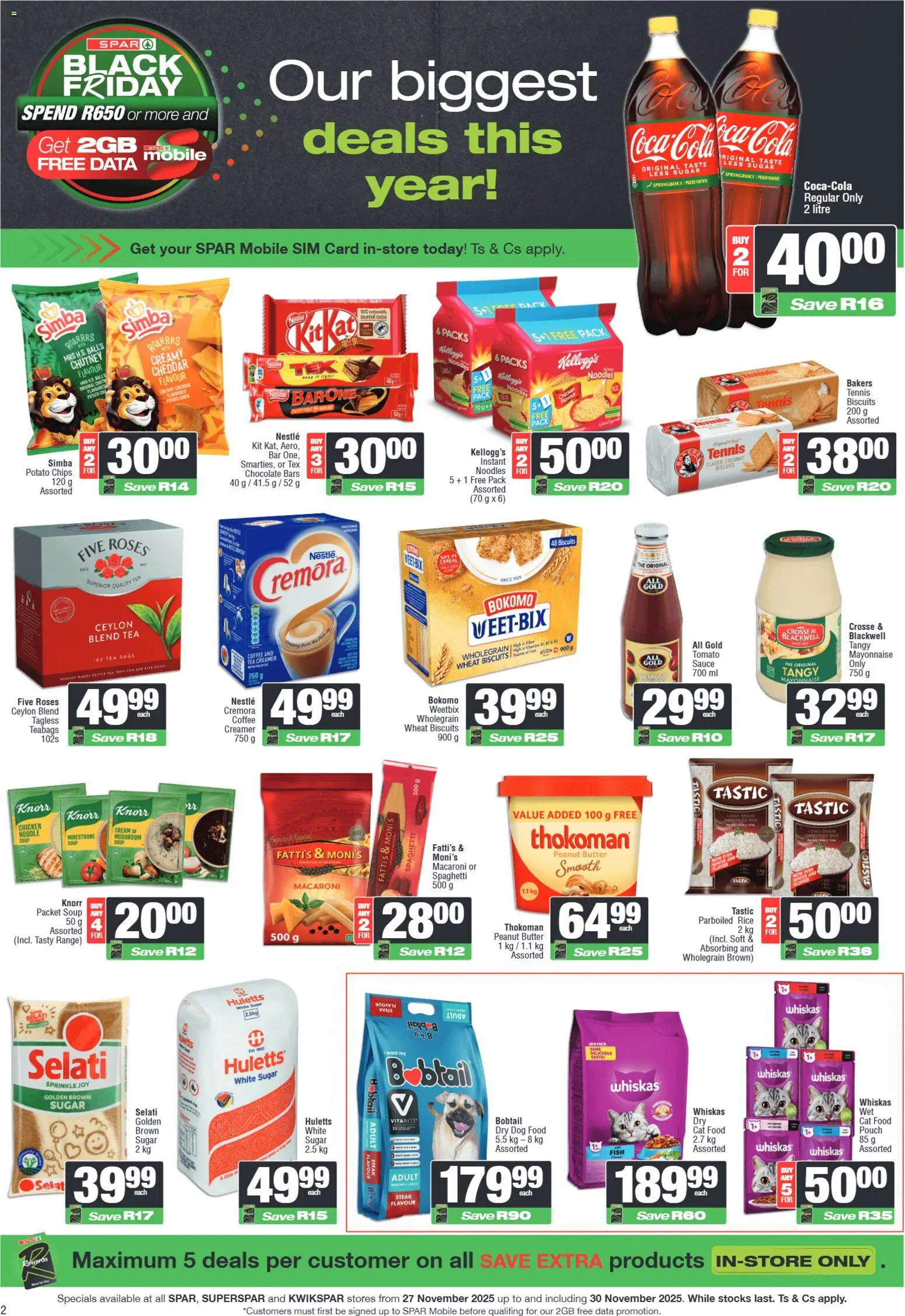 New KWIKSPAR catalogue – valid from 27.11.2025 | Page: 2 | Products: Data, Chutney, Soup, Mayonnaise
